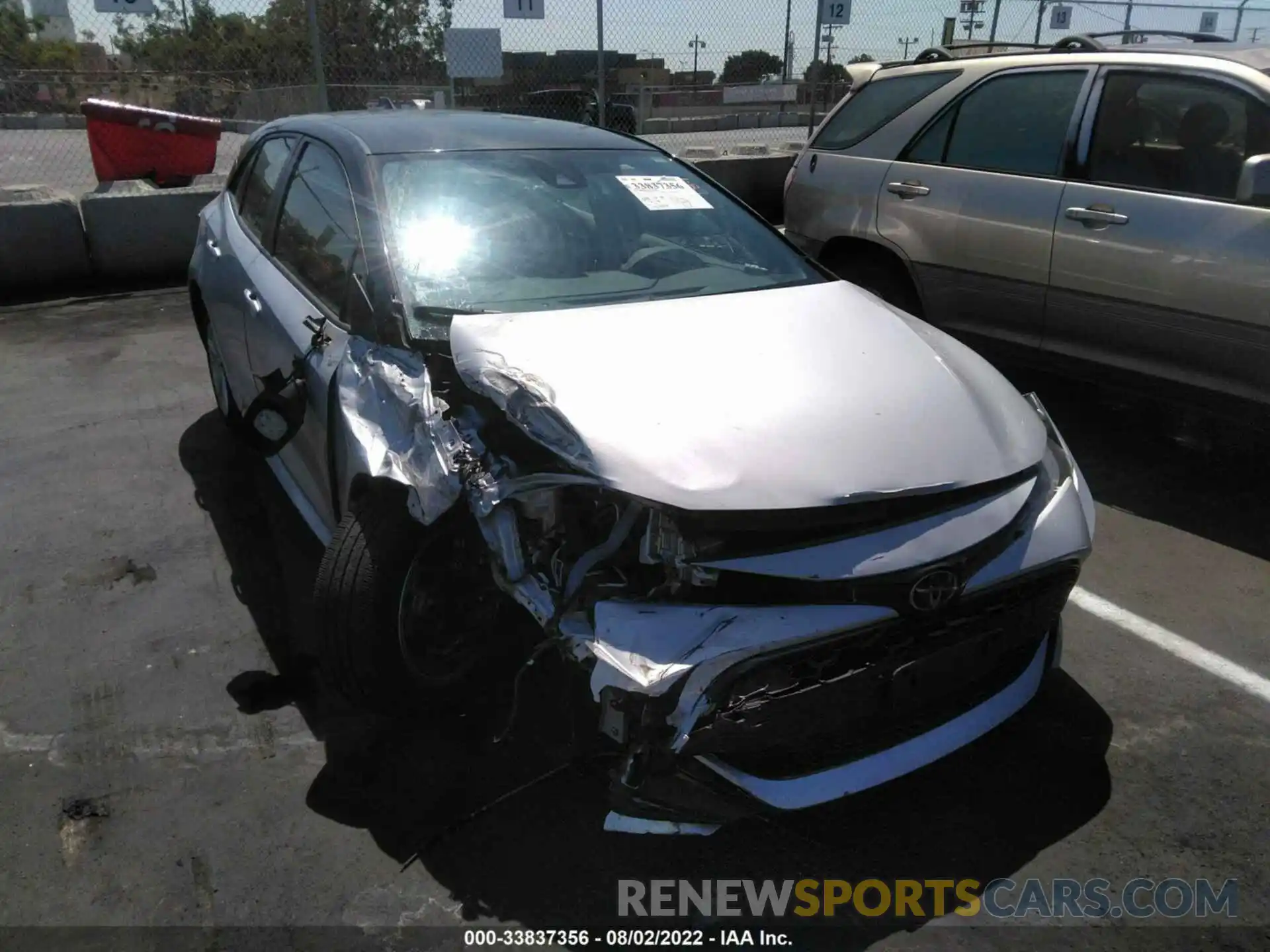 6 Photograph of a damaged car JTND4MBE7M3125650 TOYOTA COROLLA HATCHBACK 2021