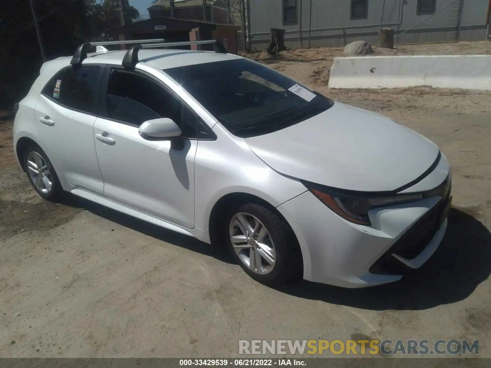 1 Photograph of a damaged car JTND4MBE7M3126006 TOYOTA COROLLA HATCHBACK 2021