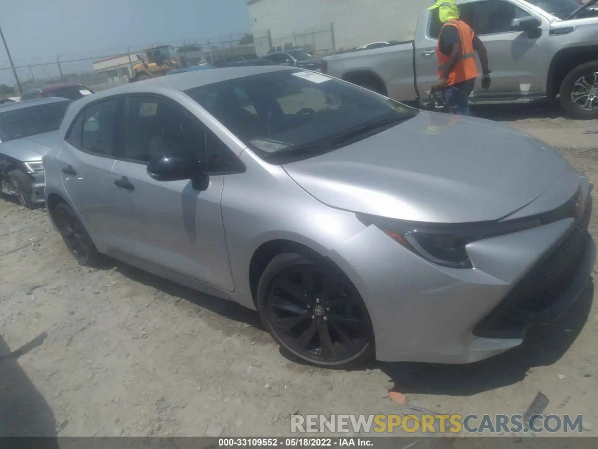 1 Photograph of a damaged car JTND4MBE8M3109988 TOYOTA COROLLA HATCHBACK 2021