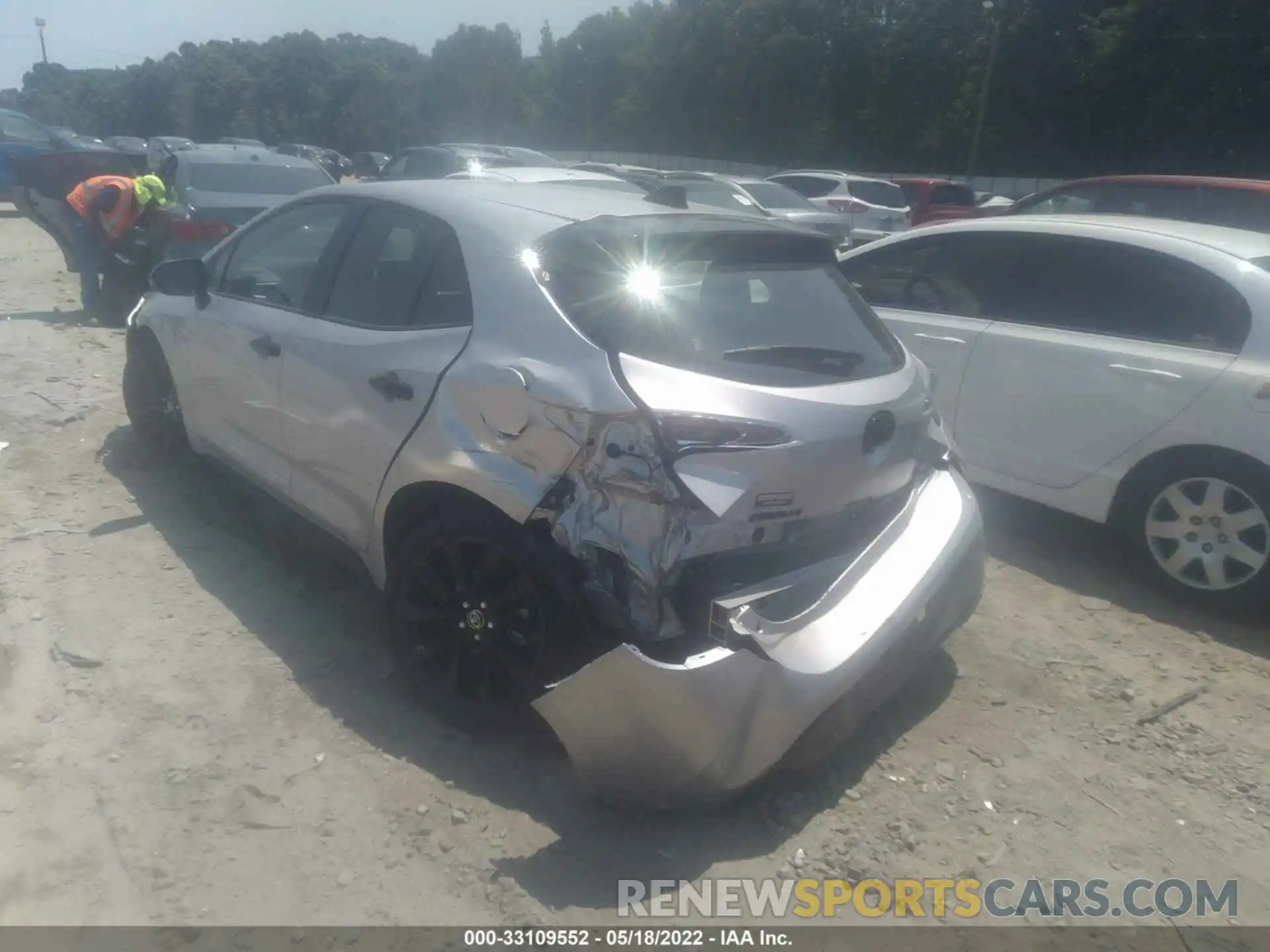 6 Photograph of a damaged car JTND4MBE8M3109988 TOYOTA COROLLA HATCHBACK 2021