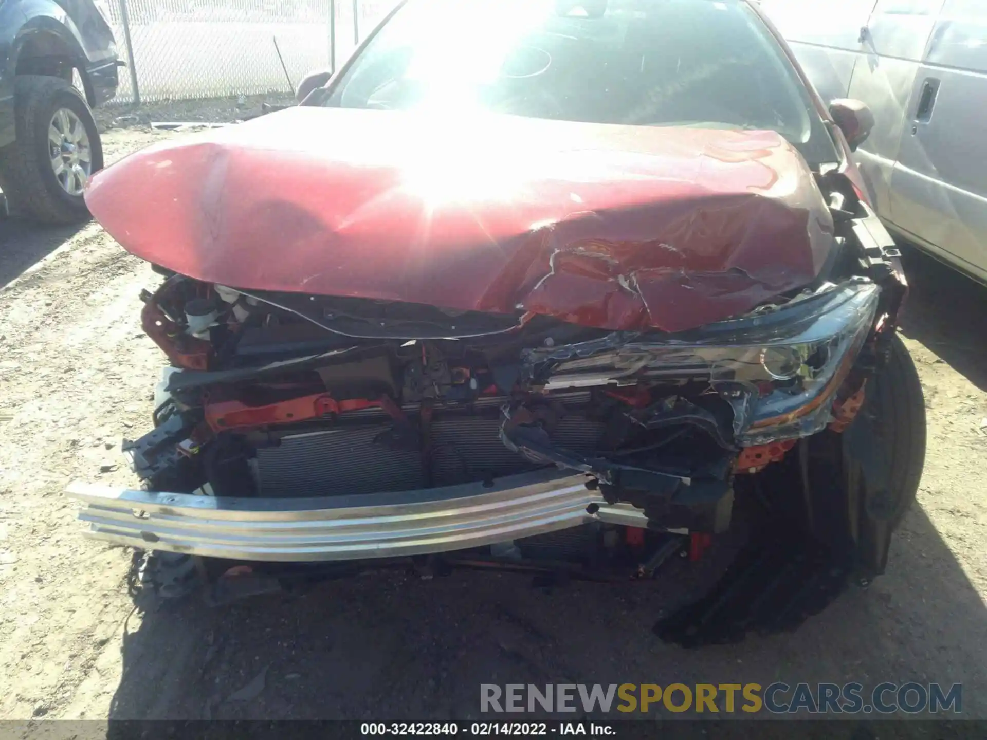 6 Photograph of a damaged car JTND4MBE8M3113944 TOYOTA COROLLA HATCHBACK 2021