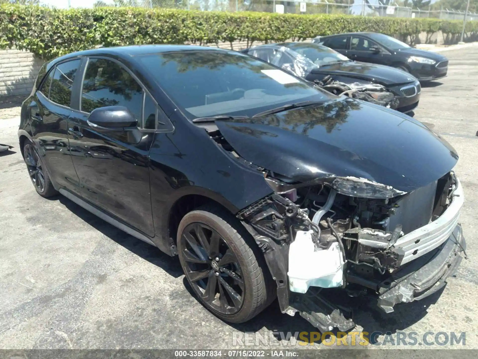 1 Photograph of a damaged car JTND4MBE8M3132395 TOYOTA COROLLA HATCHBACK 2021