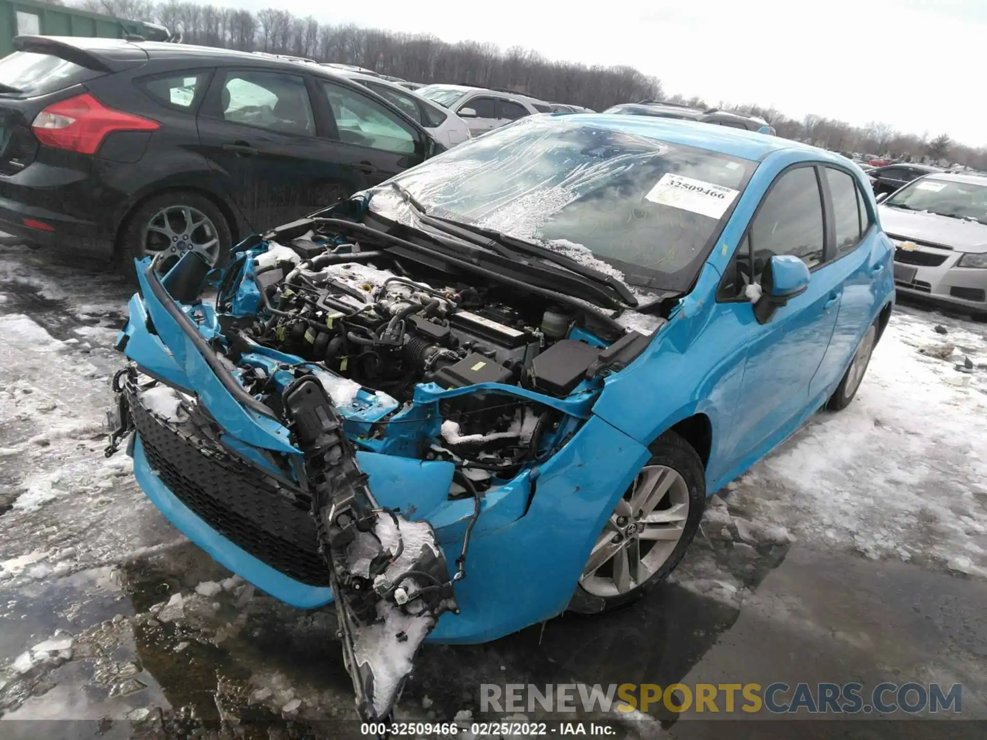 2 Photograph of a damaged car JTND4MBE8M3132641 TOYOTA COROLLA HATCHBACK 2021