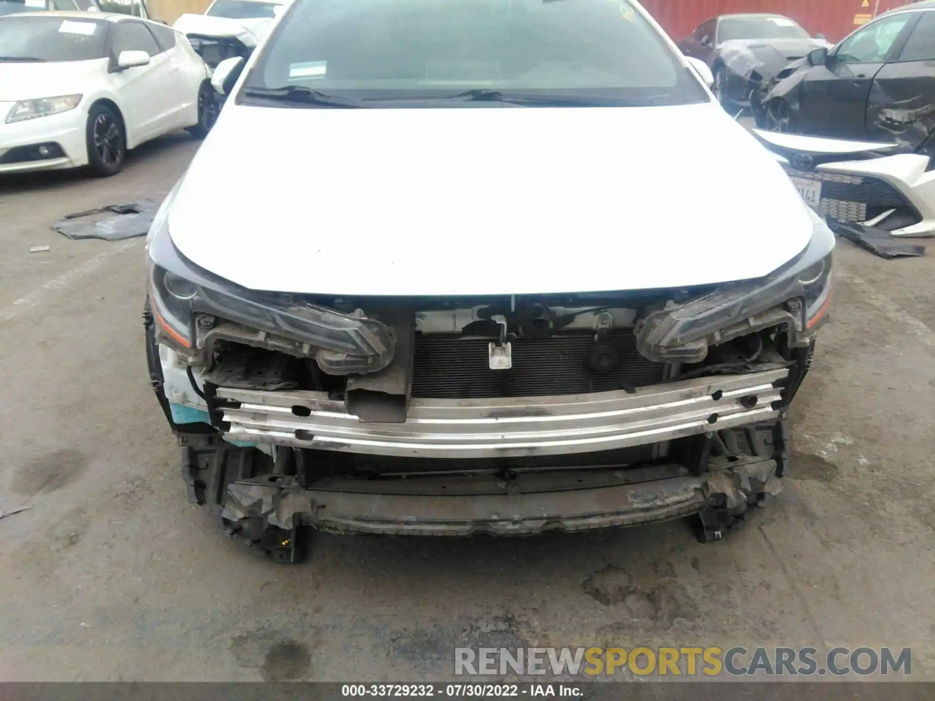 6 Photograph of a damaged car JTND4MBE9M3107697 TOYOTA COROLLA HATCHBACK 2021