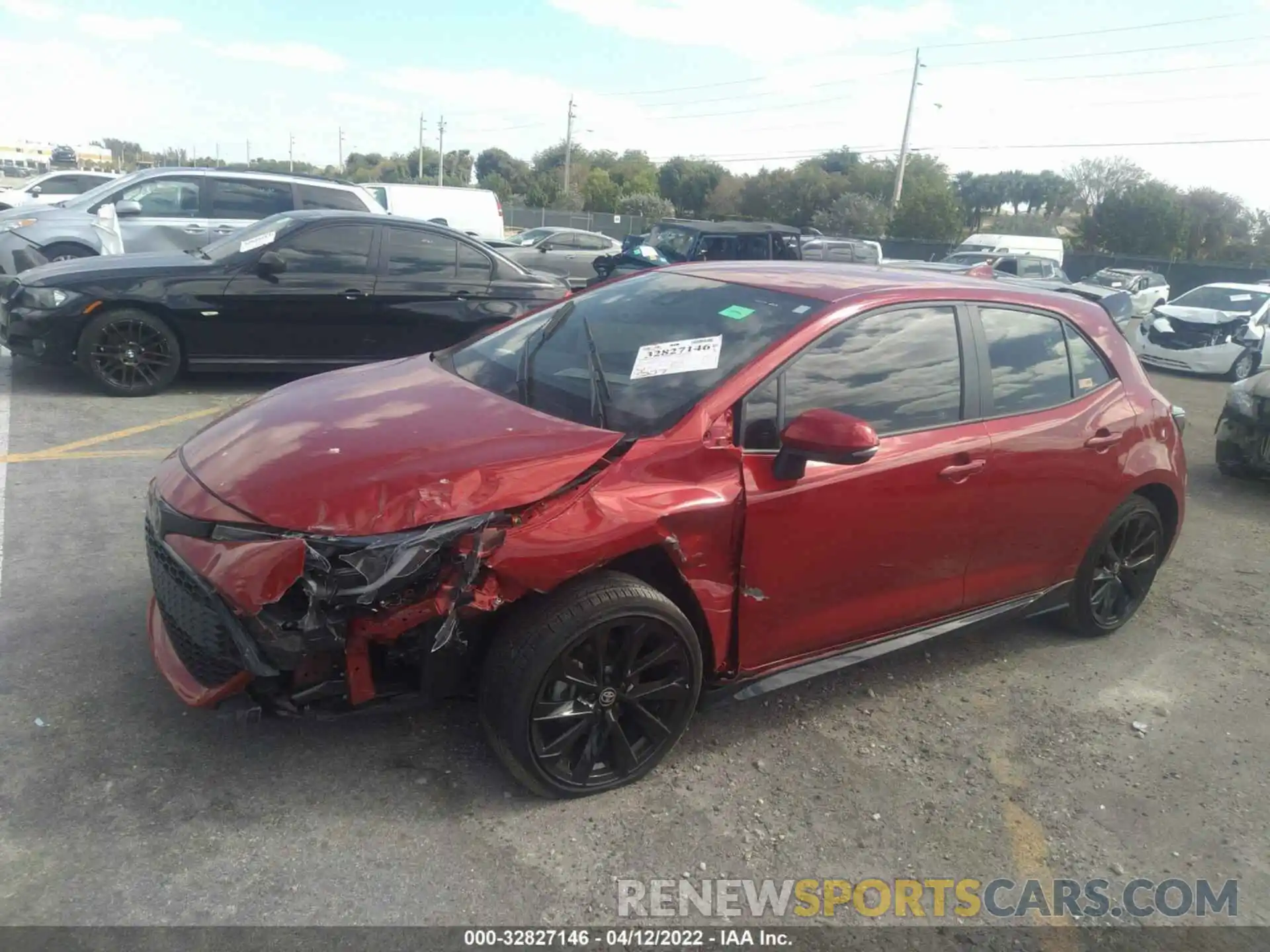 6 Photograph of a damaged car JTND4MBE9M3113287 TOYOTA COROLLA HATCHBACK 2021