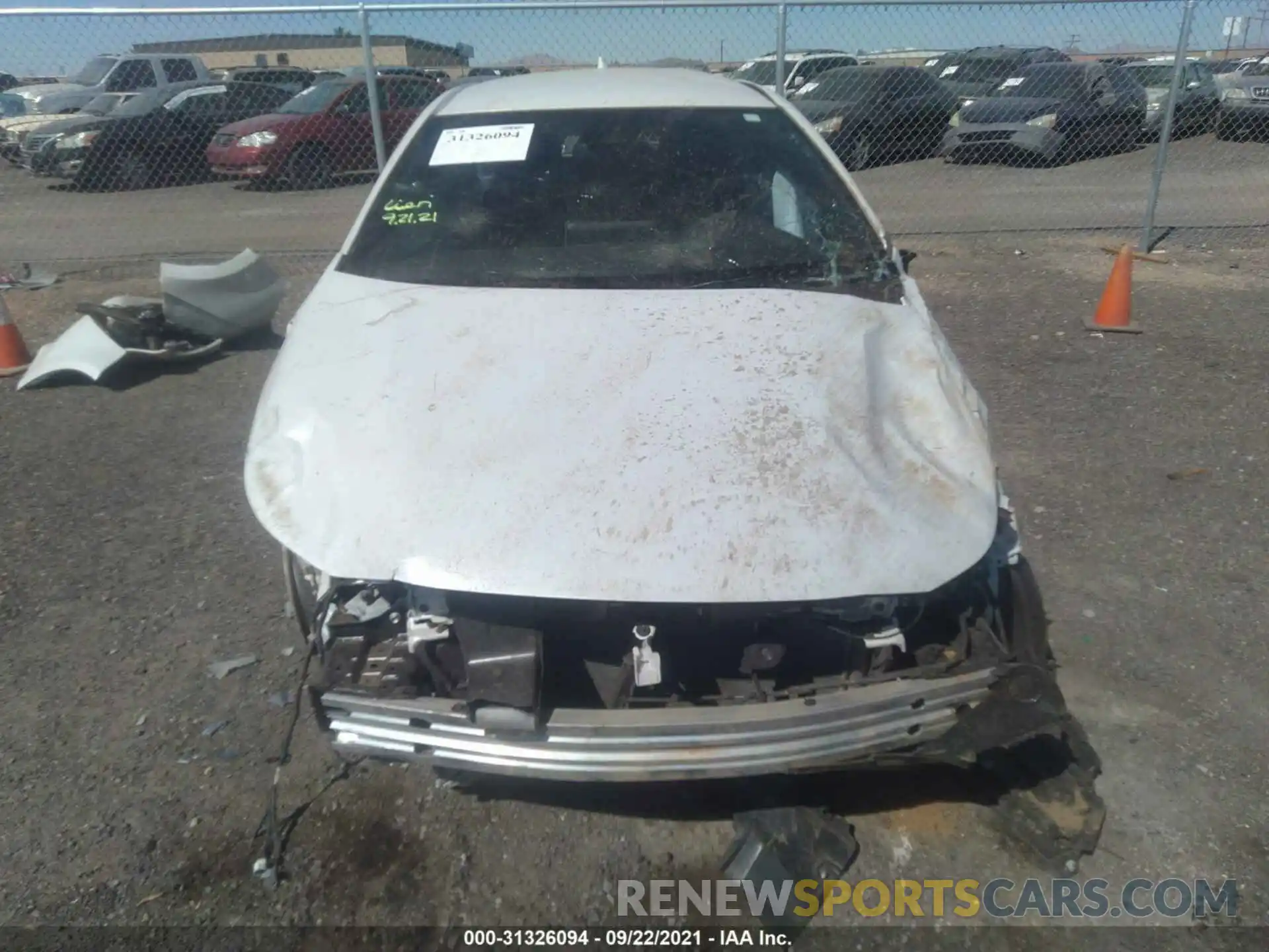 6 Photograph of a damaged car JTND4MBE9M3117176 TOYOTA COROLLA HATCHBACK 2021