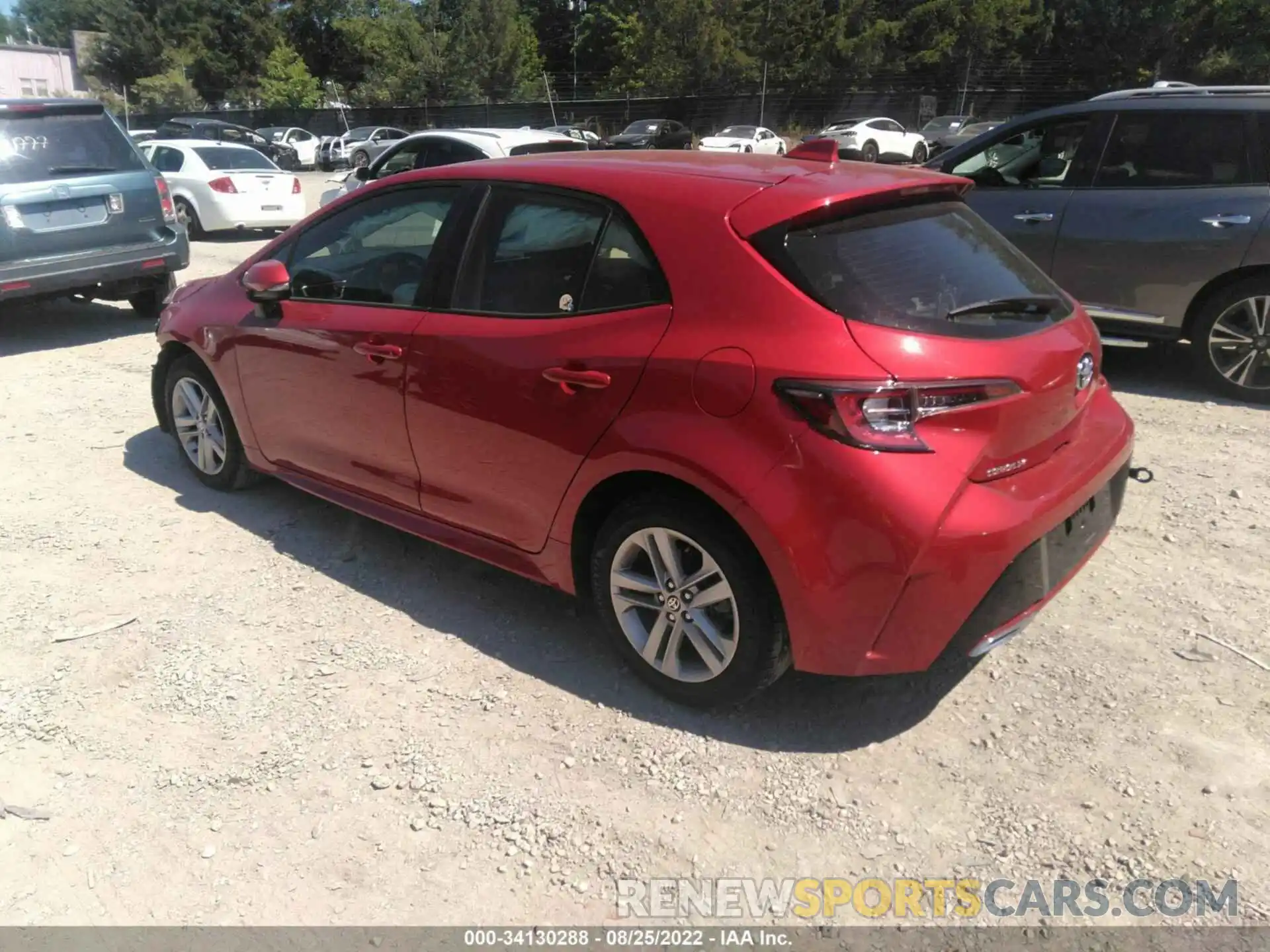 3 Photograph of a damaged car JTND4MBE9M3119770 TOYOTA COROLLA HATCHBACK 2021