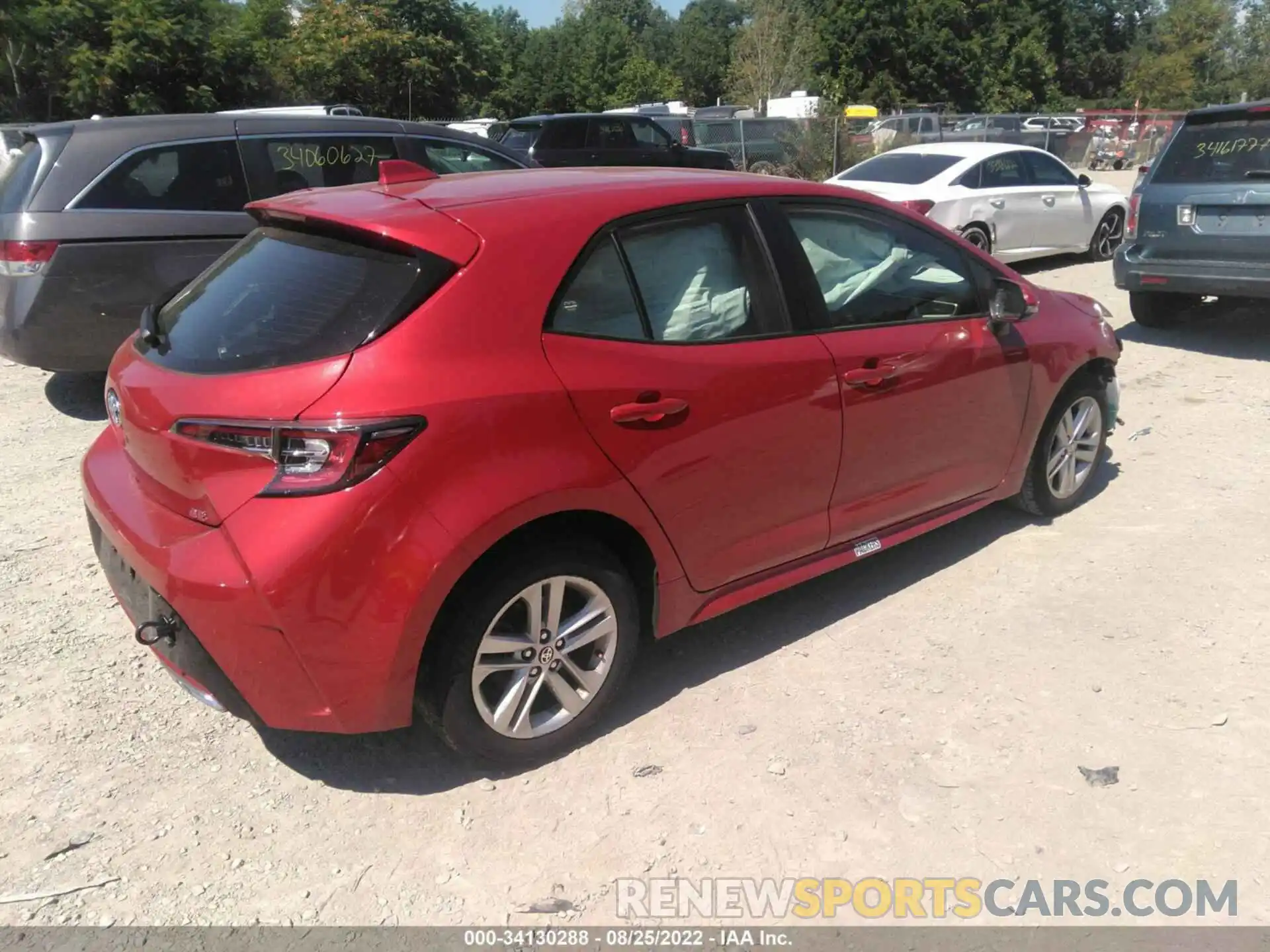 4 Photograph of a damaged car JTND4MBE9M3119770 TOYOTA COROLLA HATCHBACK 2021