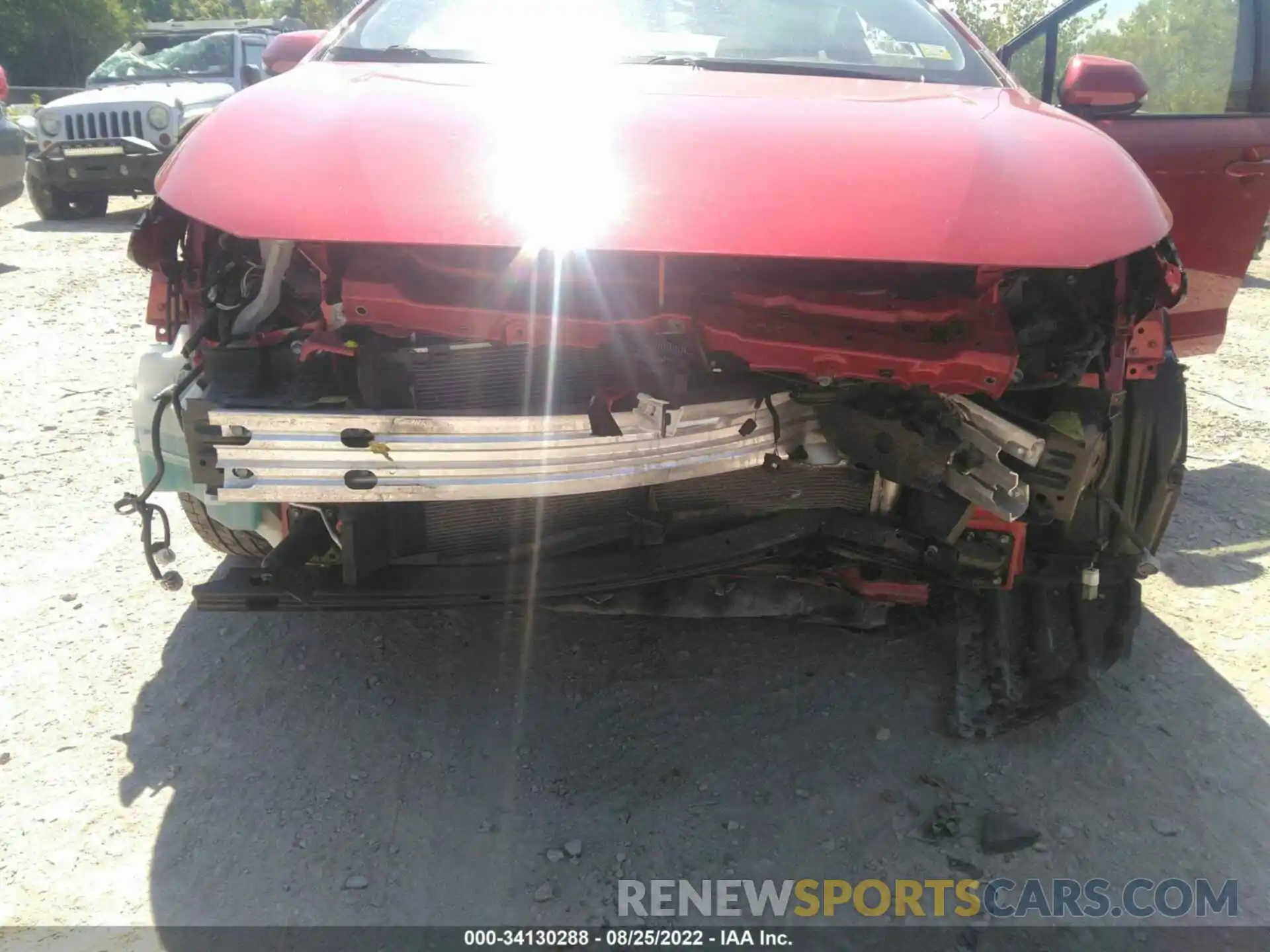 6 Photograph of a damaged car JTND4MBE9M3119770 TOYOTA COROLLA HATCHBACK 2021