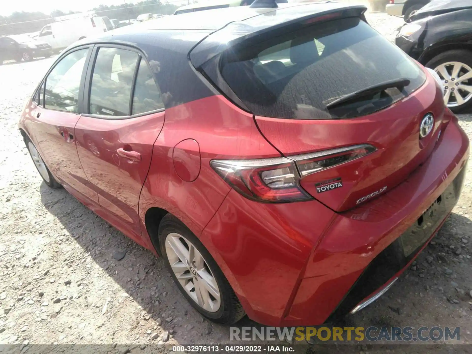 3 Photograph of a damaged car JTND4MBE9M3121583 TOYOTA COROLLA HATCHBACK 2021