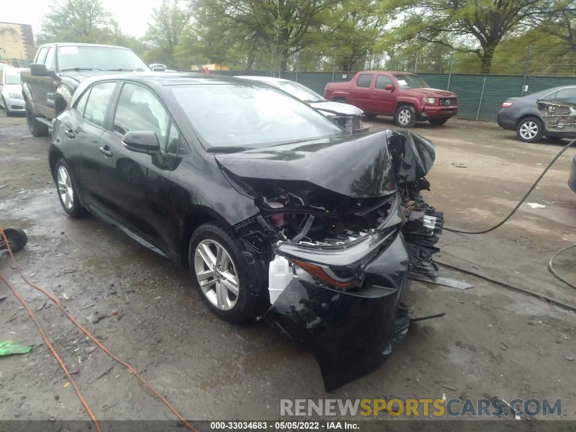 1 Photograph of a damaged car JTND4MBE9M3123575 TOYOTA COROLLA HATCHBACK 2021