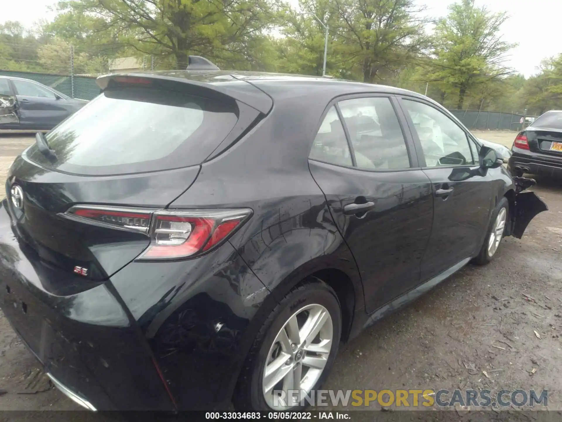 4 Photograph of a damaged car JTND4MBE9M3123575 TOYOTA COROLLA HATCHBACK 2021