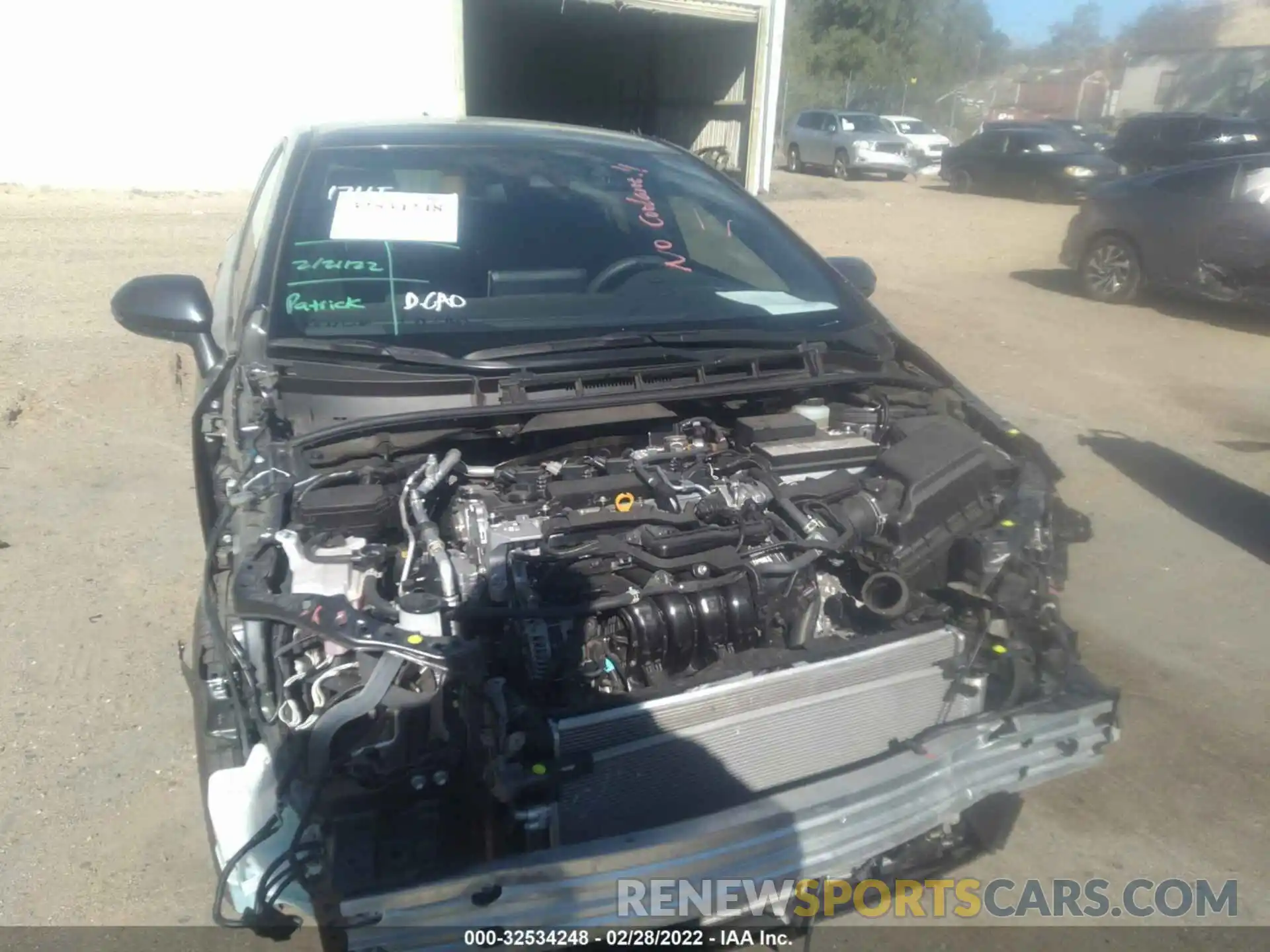 6 Photograph of a damaged car JTND4MBE9M3125262 TOYOTA COROLLA HATCHBACK 2021