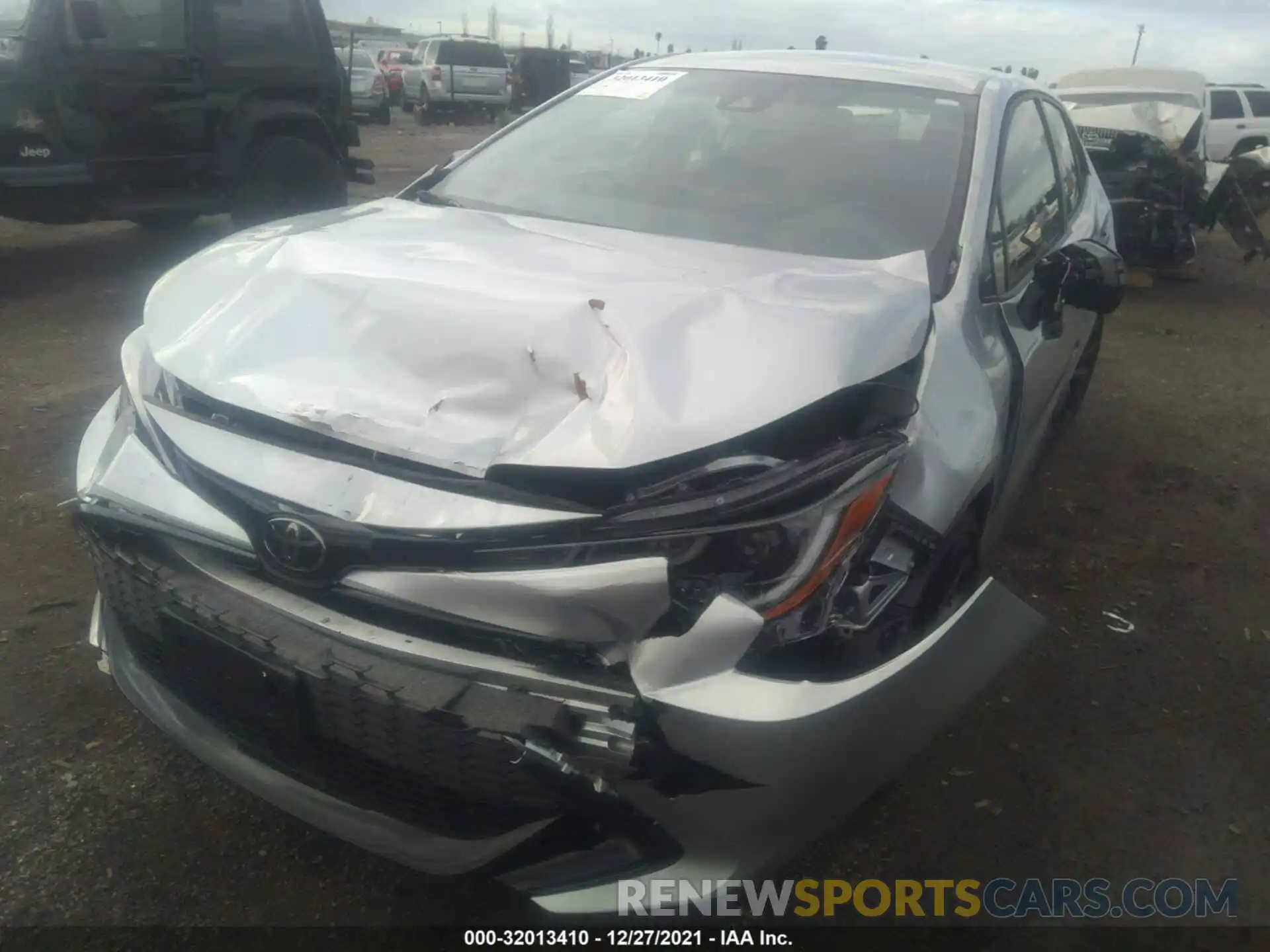 6 Photograph of a damaged car JTND4MBE9M3138027 TOYOTA COROLLA HATCHBACK 2021