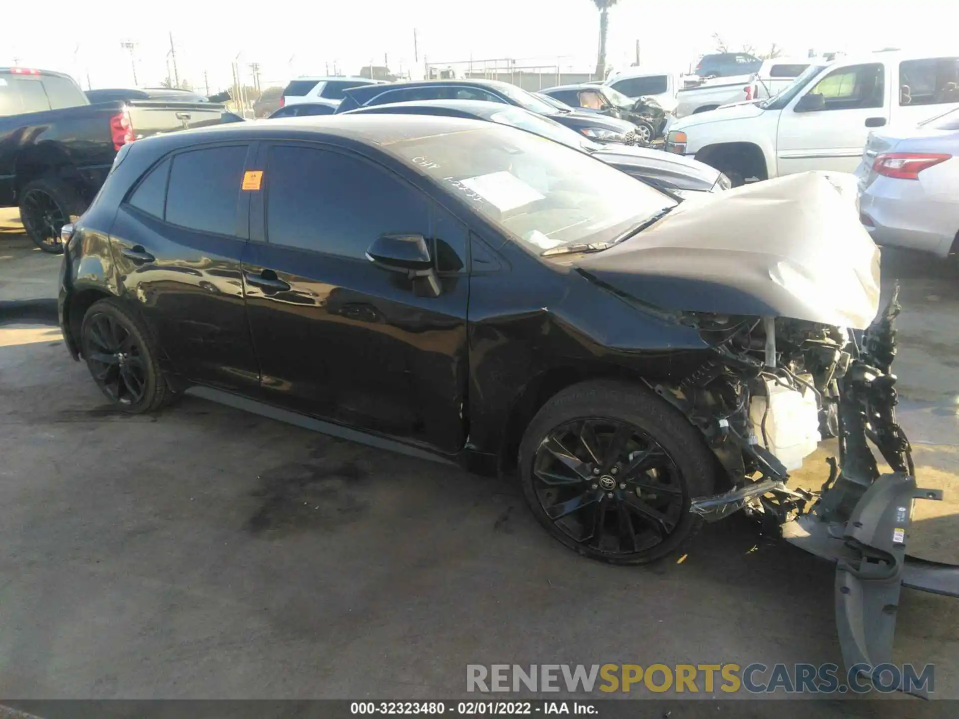 1 Photograph of a damaged car JTND4MBE9M3139159 TOYOTA COROLLA HATCHBACK 2021