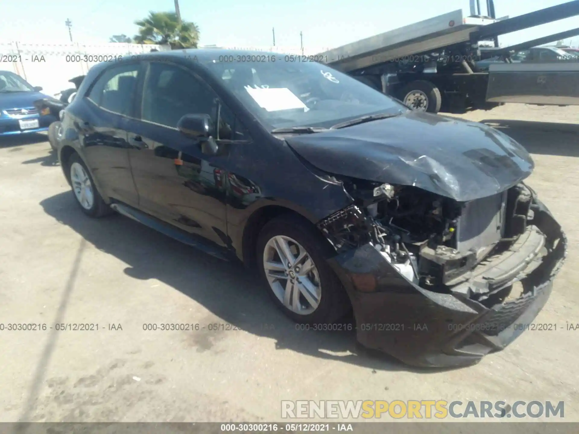 1 Photograph of a damaged car JTND4MBEXM3105876 TOYOTA COROLLA HATCHBACK 2021