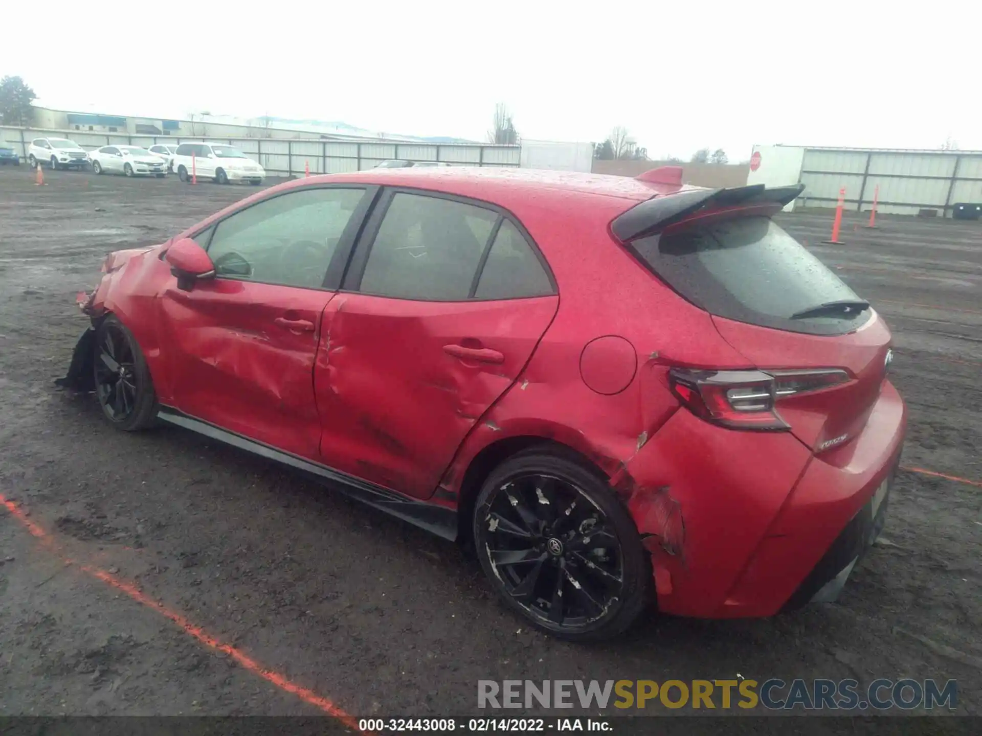 3 Photograph of a damaged car JTND4MBEXM3108356 TOYOTA COROLLA HATCHBACK 2021