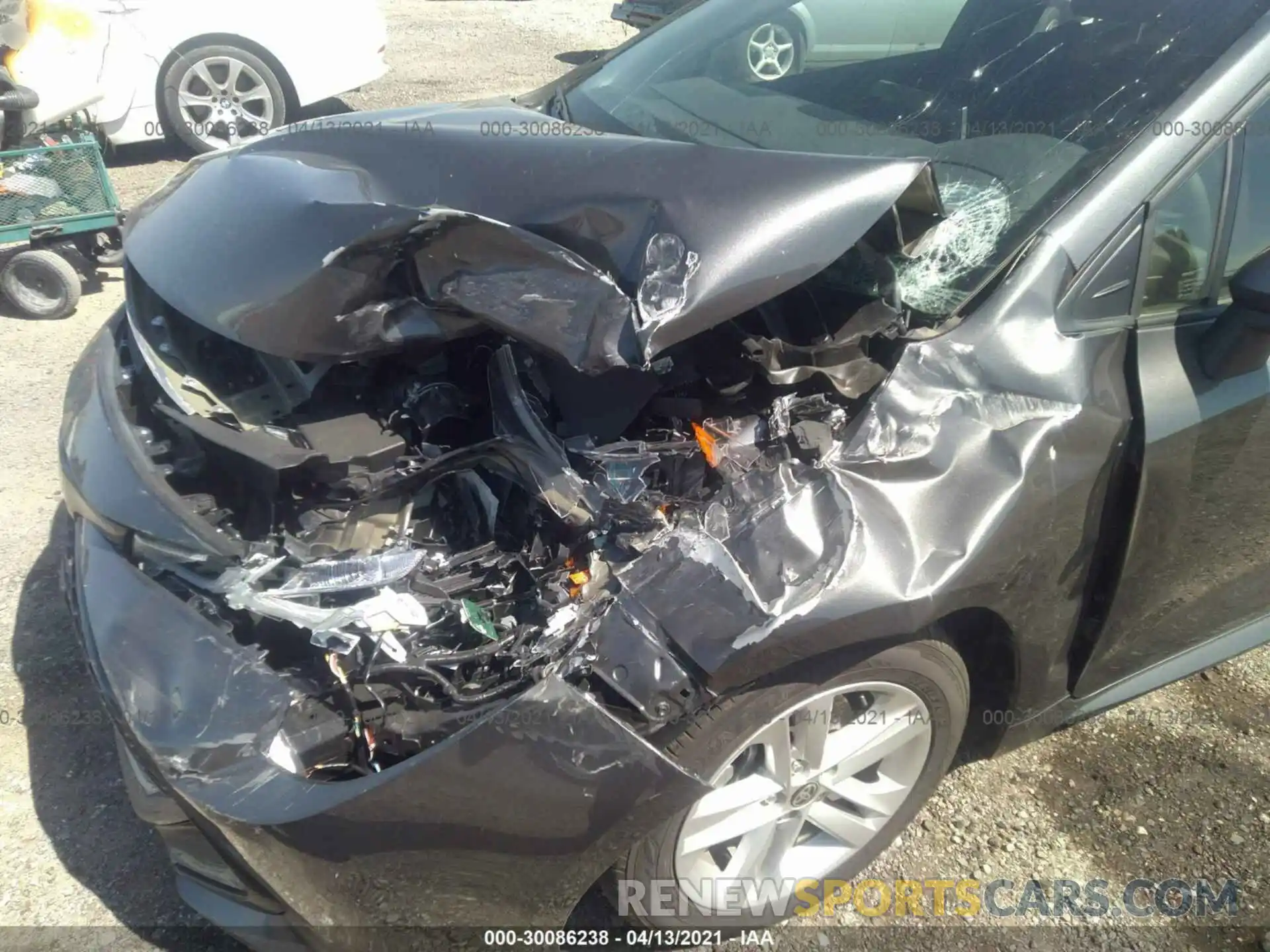 6 Photograph of a damaged car JTND4MBEXM3114917 TOYOTA COROLLA HATCHBACK 2021