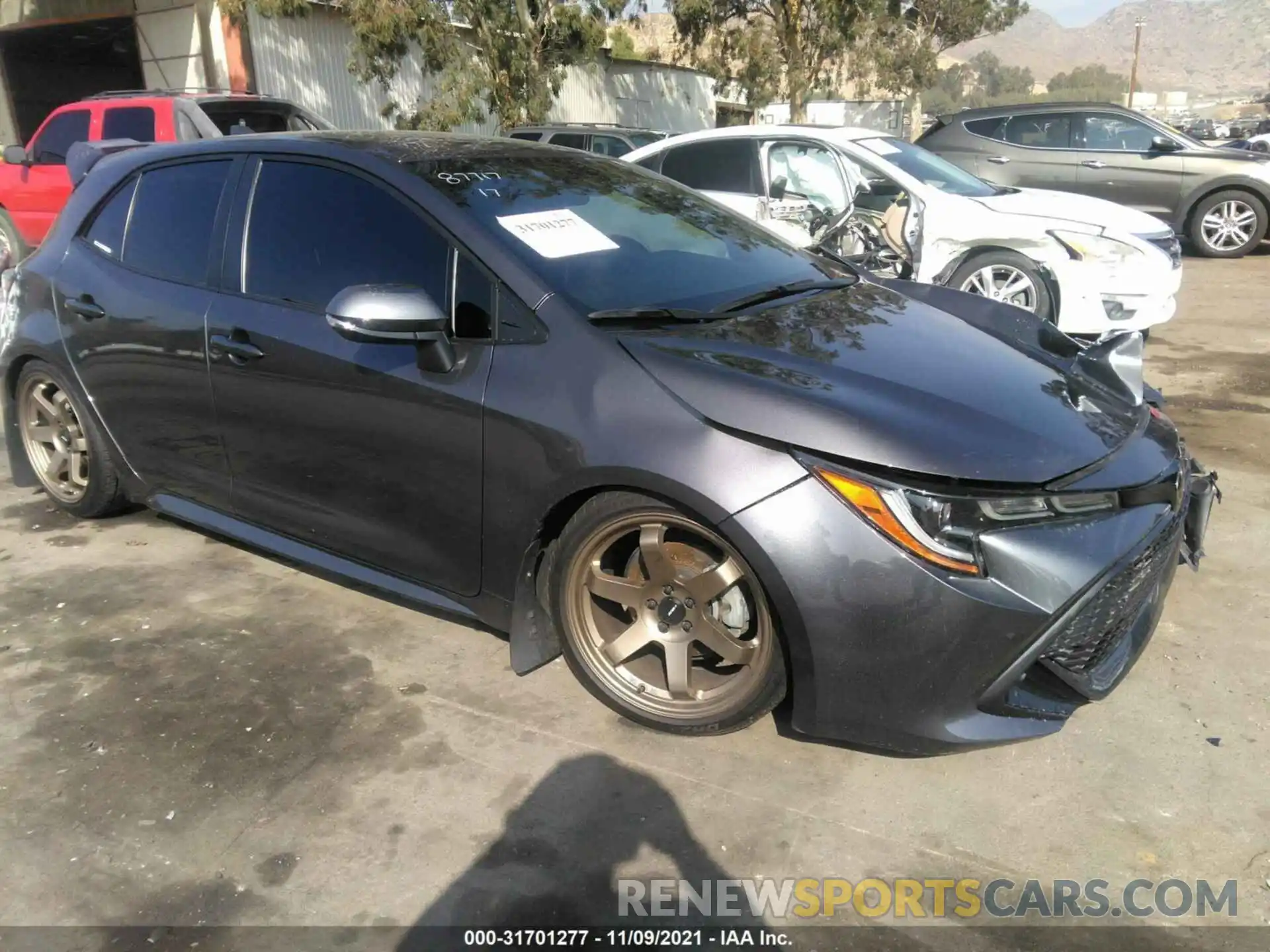 1 Photograph of a damaged car JTND4MBEXM3119289 TOYOTA COROLLA HATCHBACK 2021