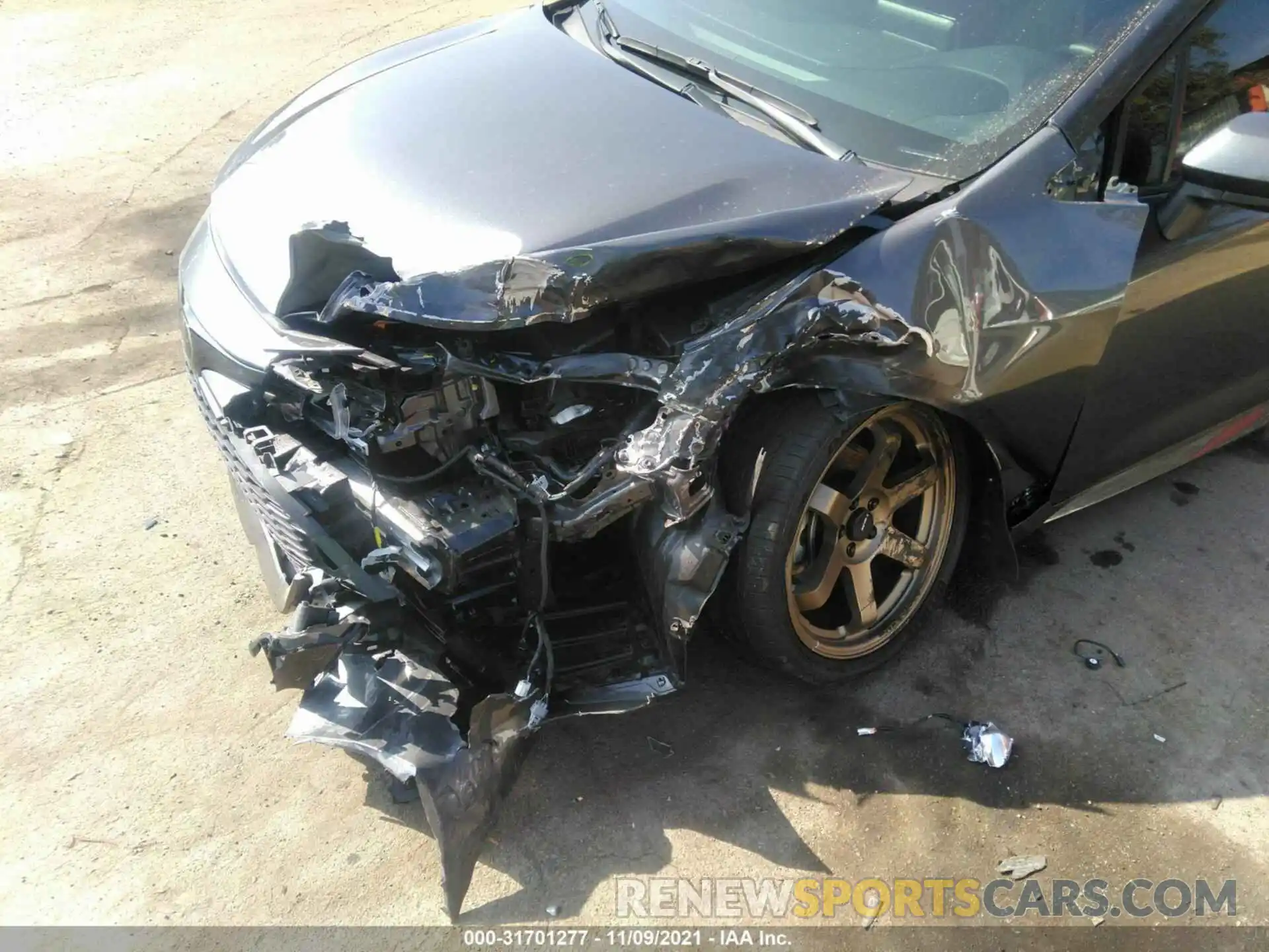 6 Photograph of a damaged car JTND4MBEXM3119289 TOYOTA COROLLA HATCHBACK 2021