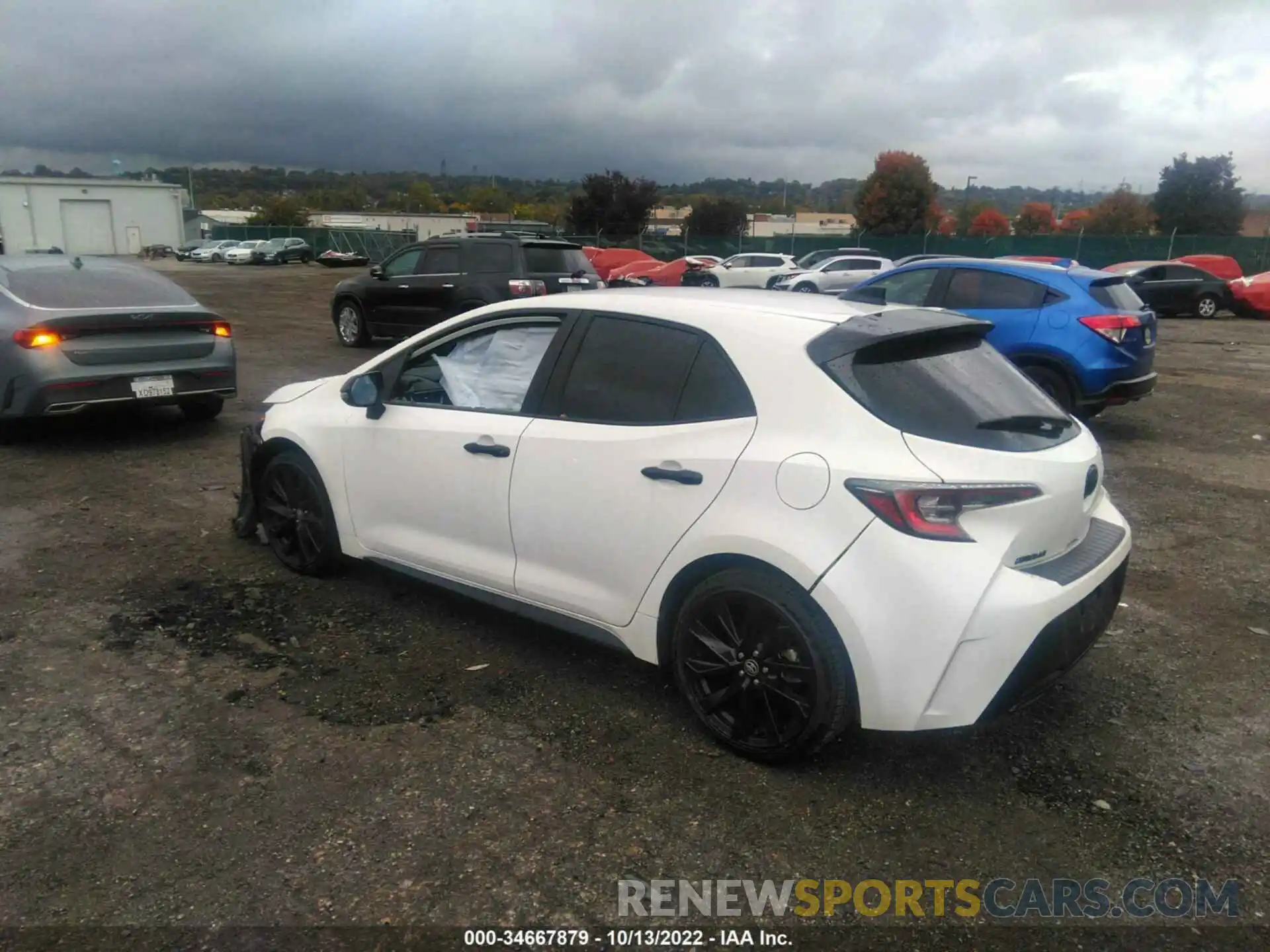 3 Photograph of a damaged car JTND4MBEXM3122502 TOYOTA COROLLA HATCHBACK 2021