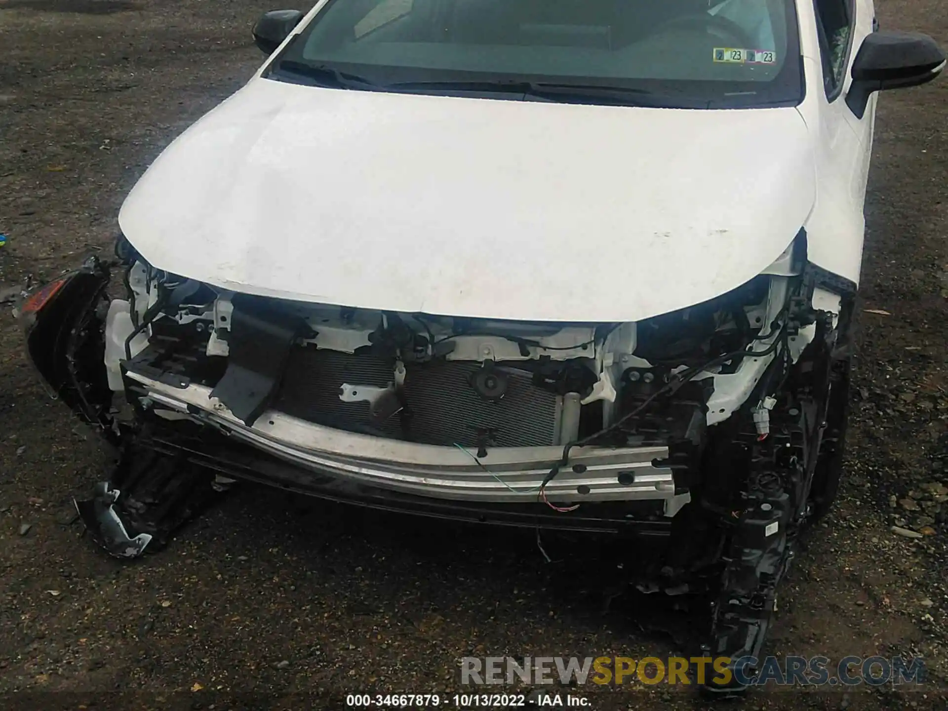 6 Photograph of a damaged car JTND4MBEXM3122502 TOYOTA COROLLA HATCHBACK 2021