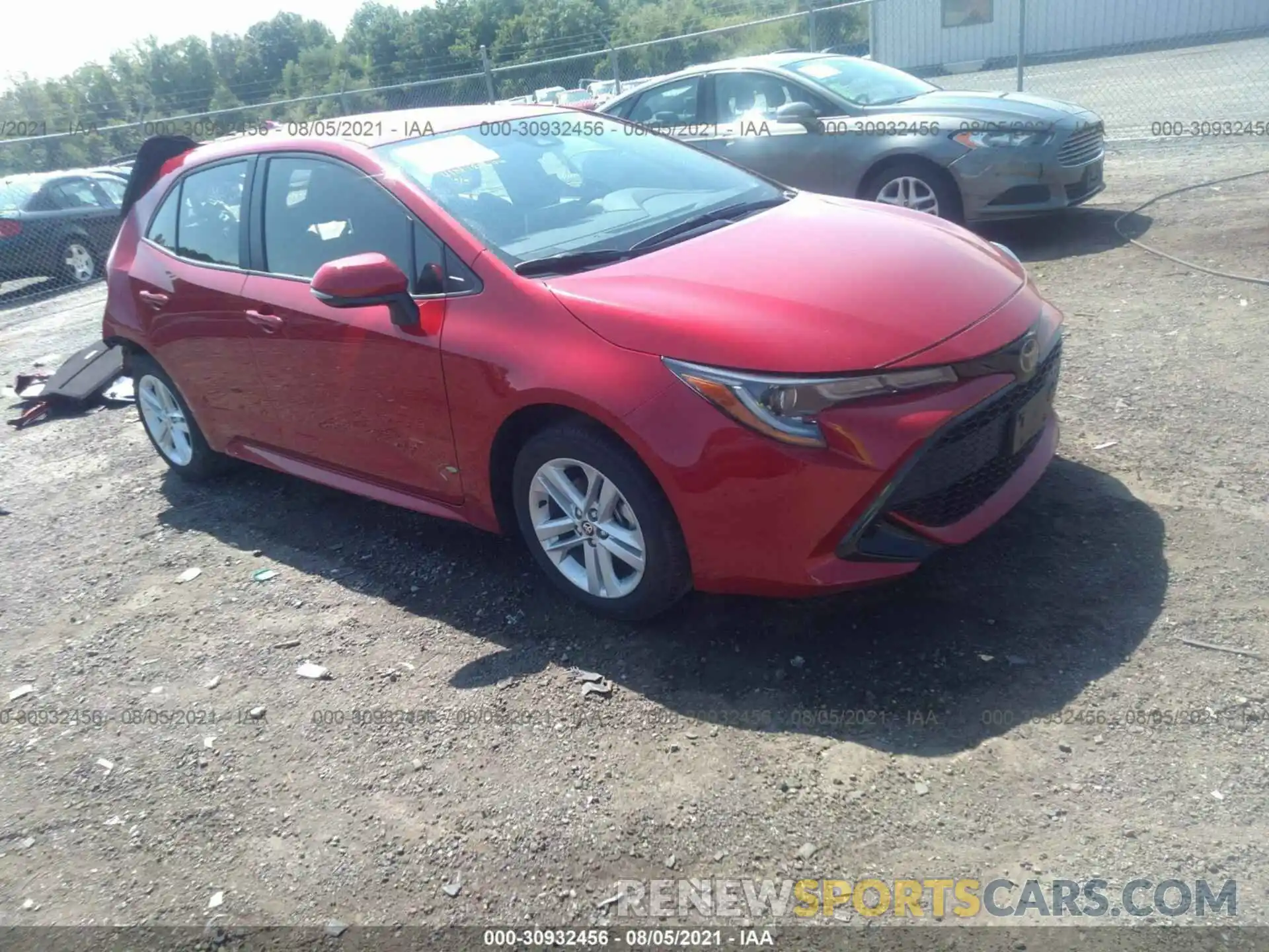 1 Photograph of a damaged car JTND4MBEXM3124606 TOYOTA COROLLA HATCHBACK 2021