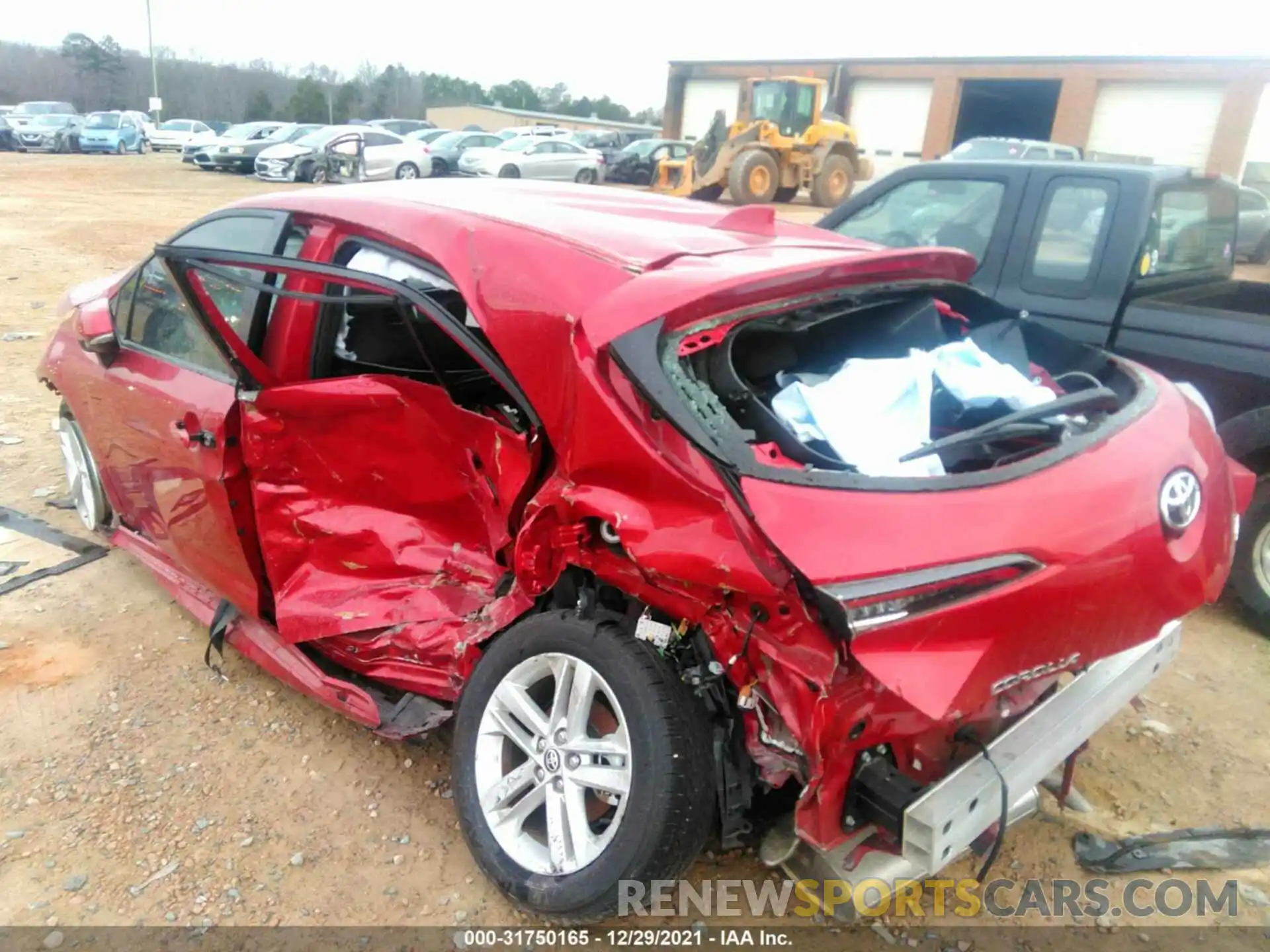 3 Photograph of a damaged car JTND4MBEXM3127182 TOYOTA COROLLA HATCHBACK 2021