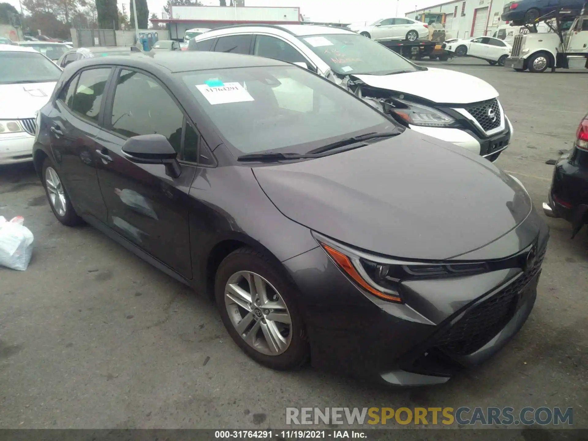 1 Photograph of a damaged car JTND4MBEXM3129756 TOYOTA COROLLA HATCHBACK 2021