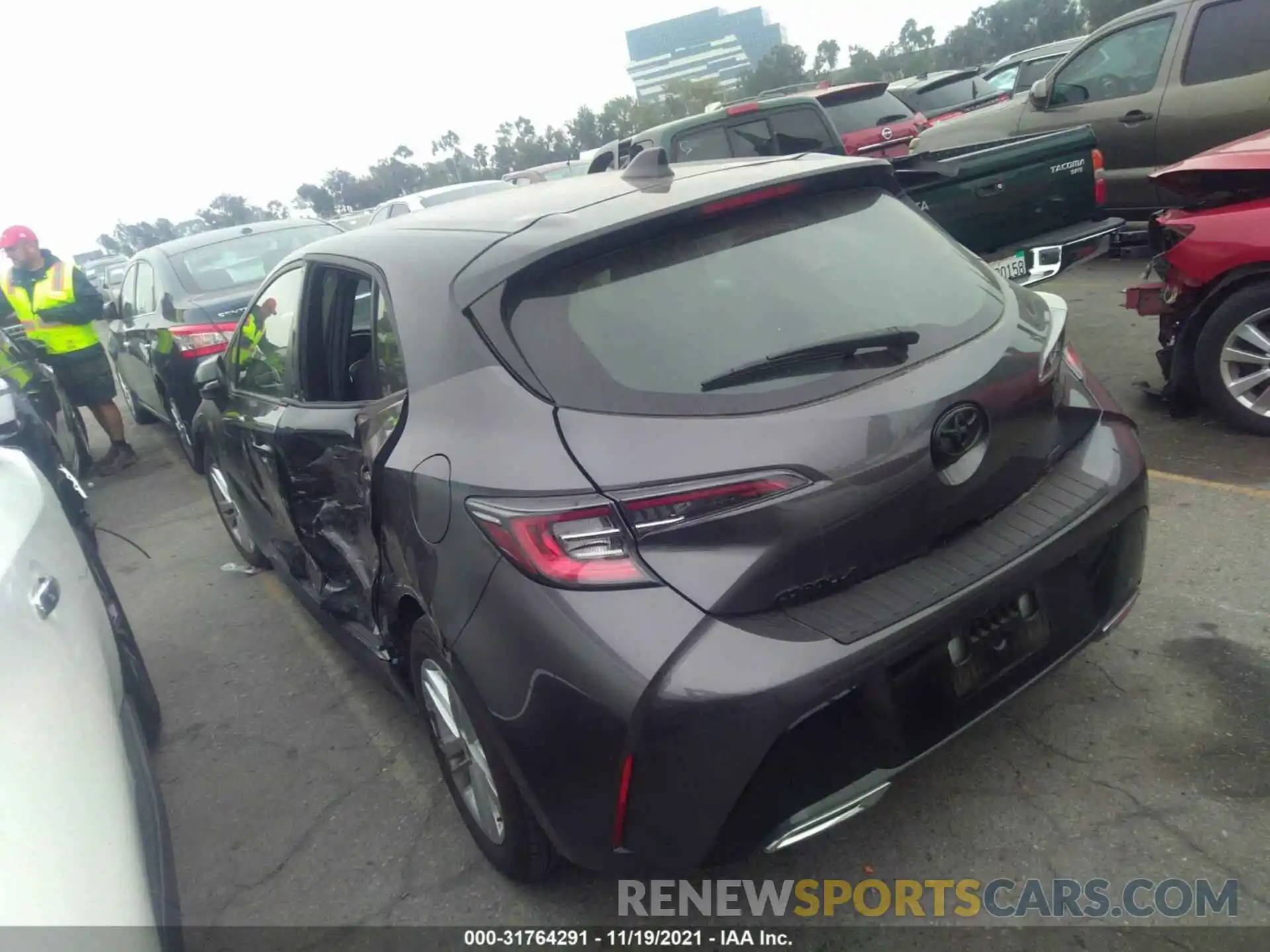 3 Photograph of a damaged car JTND4MBEXM3129756 TOYOTA COROLLA HATCHBACK 2021