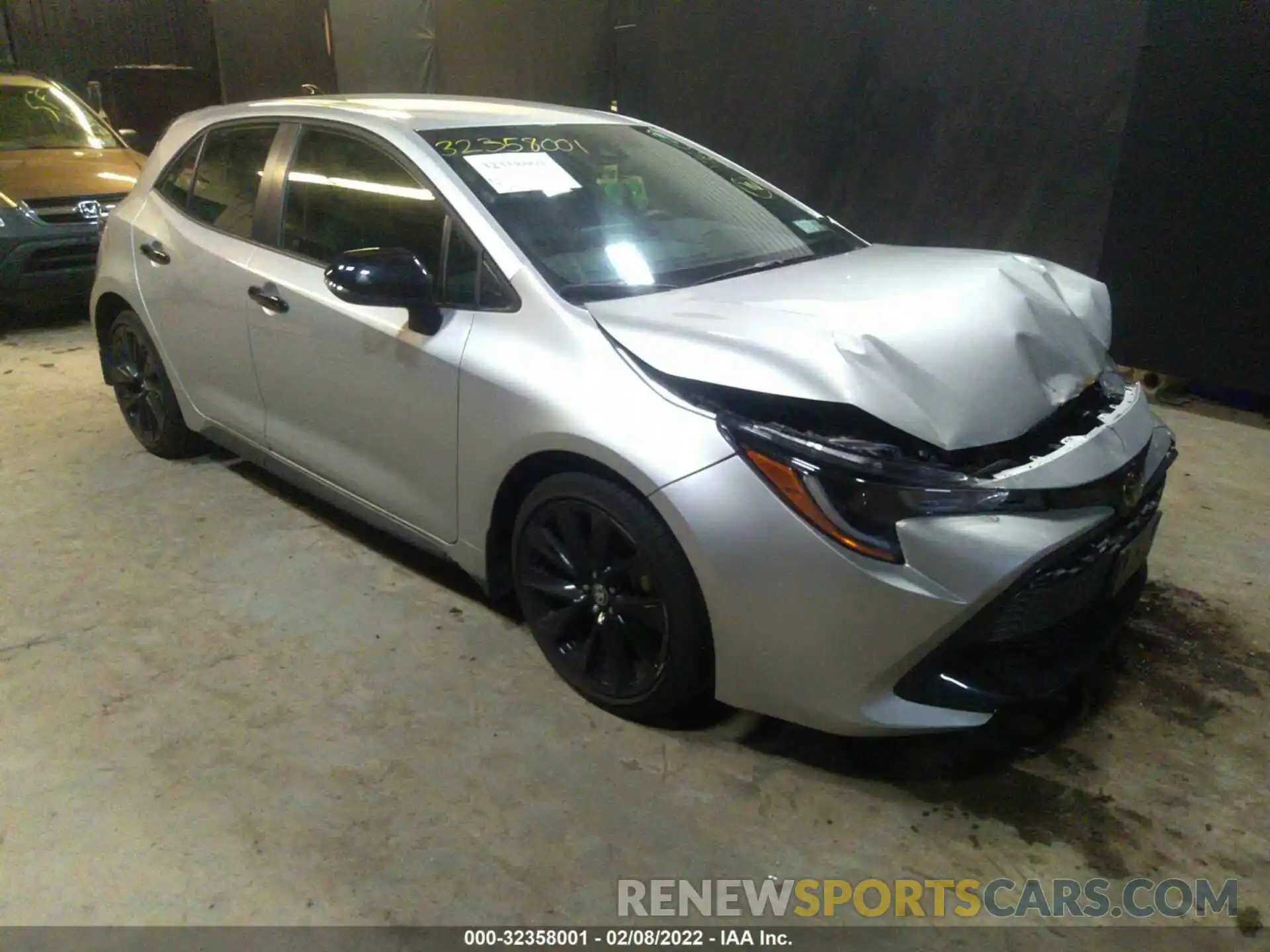 1 Photograph of a damaged car JTND4MBEXM3131880 TOYOTA COROLLA HATCHBACK 2021