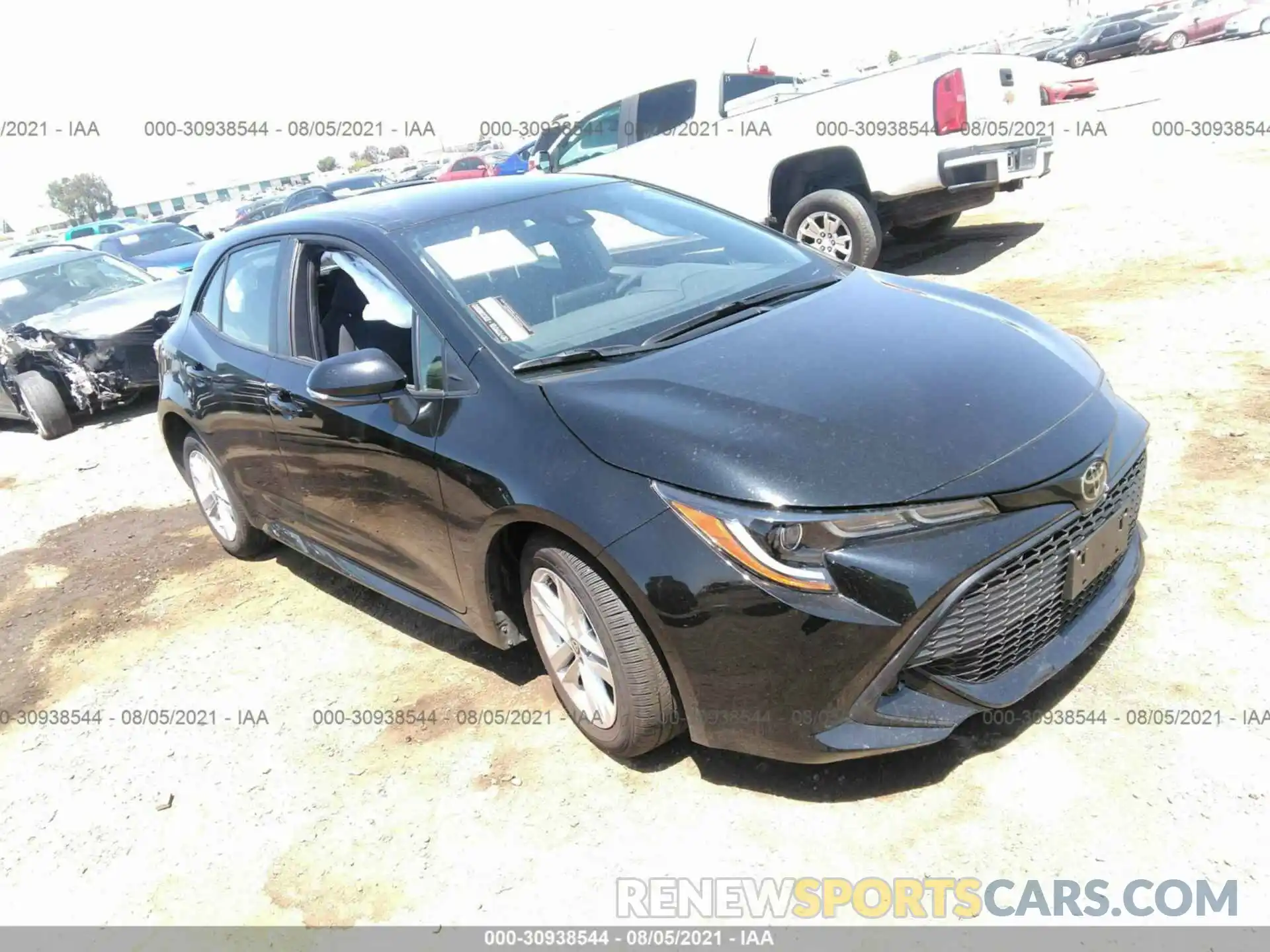 1 Photograph of a damaged car JTND4MBEXM3136576 TOYOTA COROLLA HATCHBACK 2021