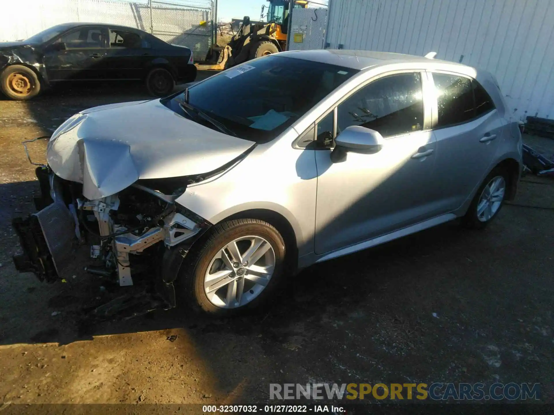 2 Photograph of a damaged car JTND4MBEXM3136836 TOYOTA COROLLA HATCHBACK 2021