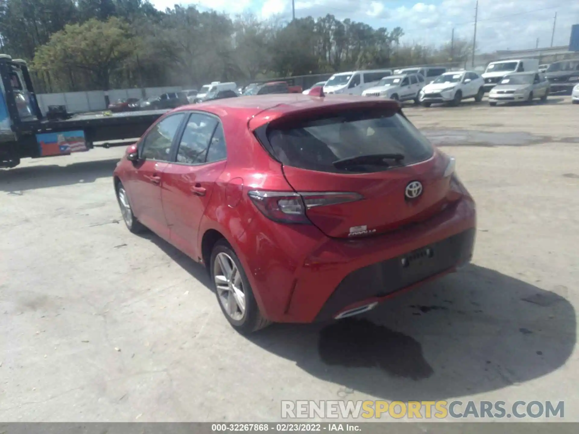 3 Photograph of a damaged car JTND4MBEXM3139039 TOYOTA COROLLA HATCHBACK 2021