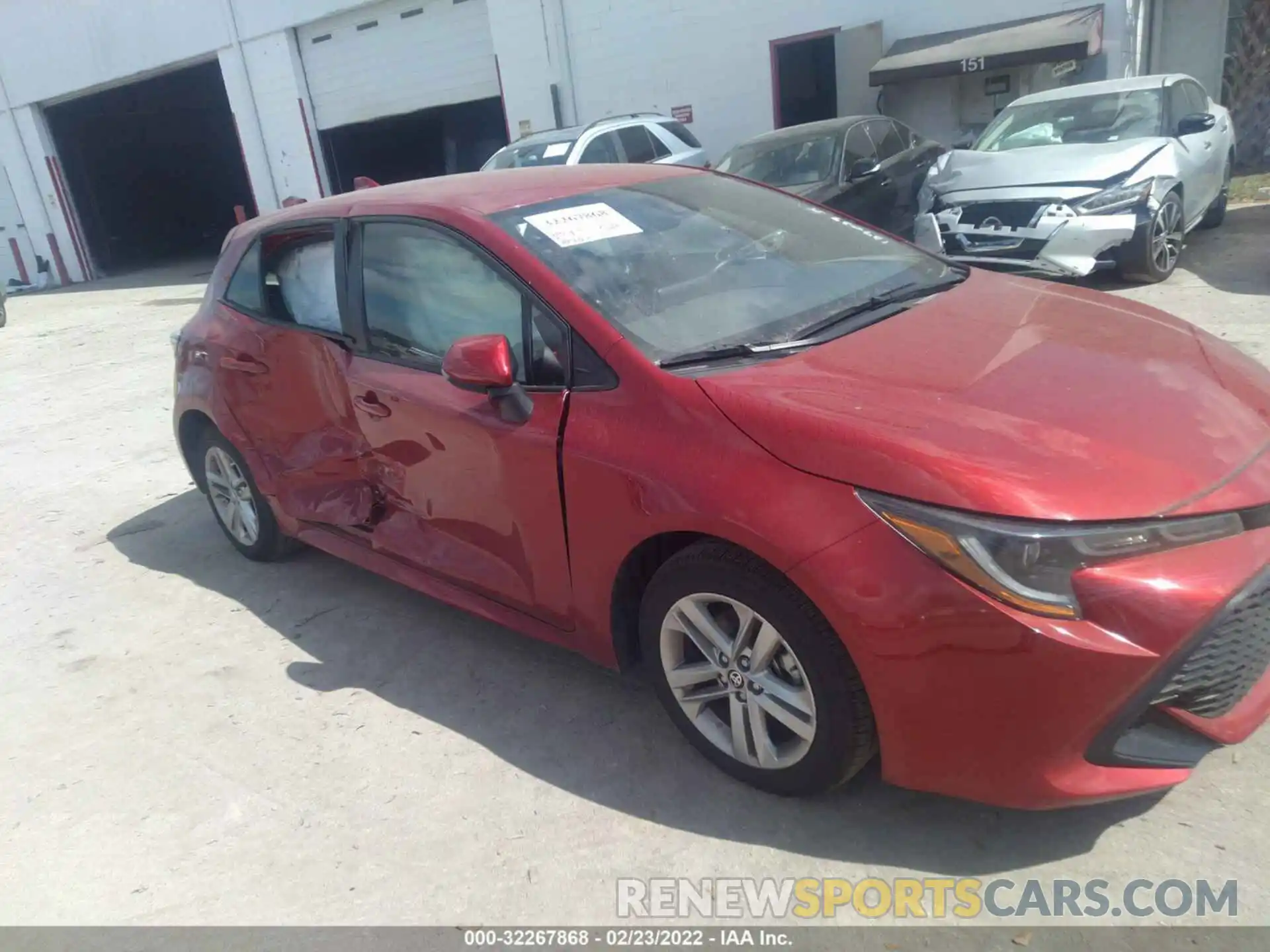 6 Photograph of a damaged car JTND4MBEXM3139039 TOYOTA COROLLA HATCHBACK 2021