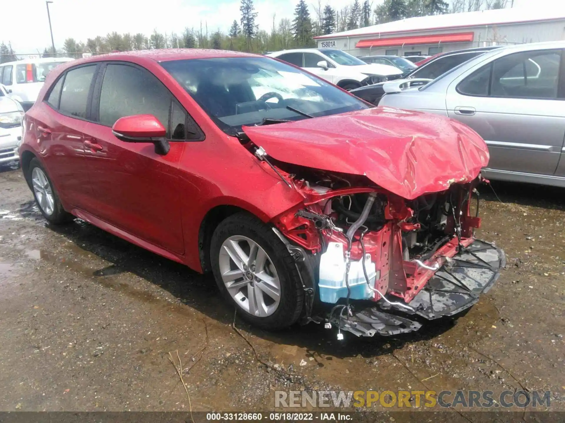 1 Photograph of a damaged car JTND4MBEXM3145388 TOYOTA COROLLA HATCHBACK 2021