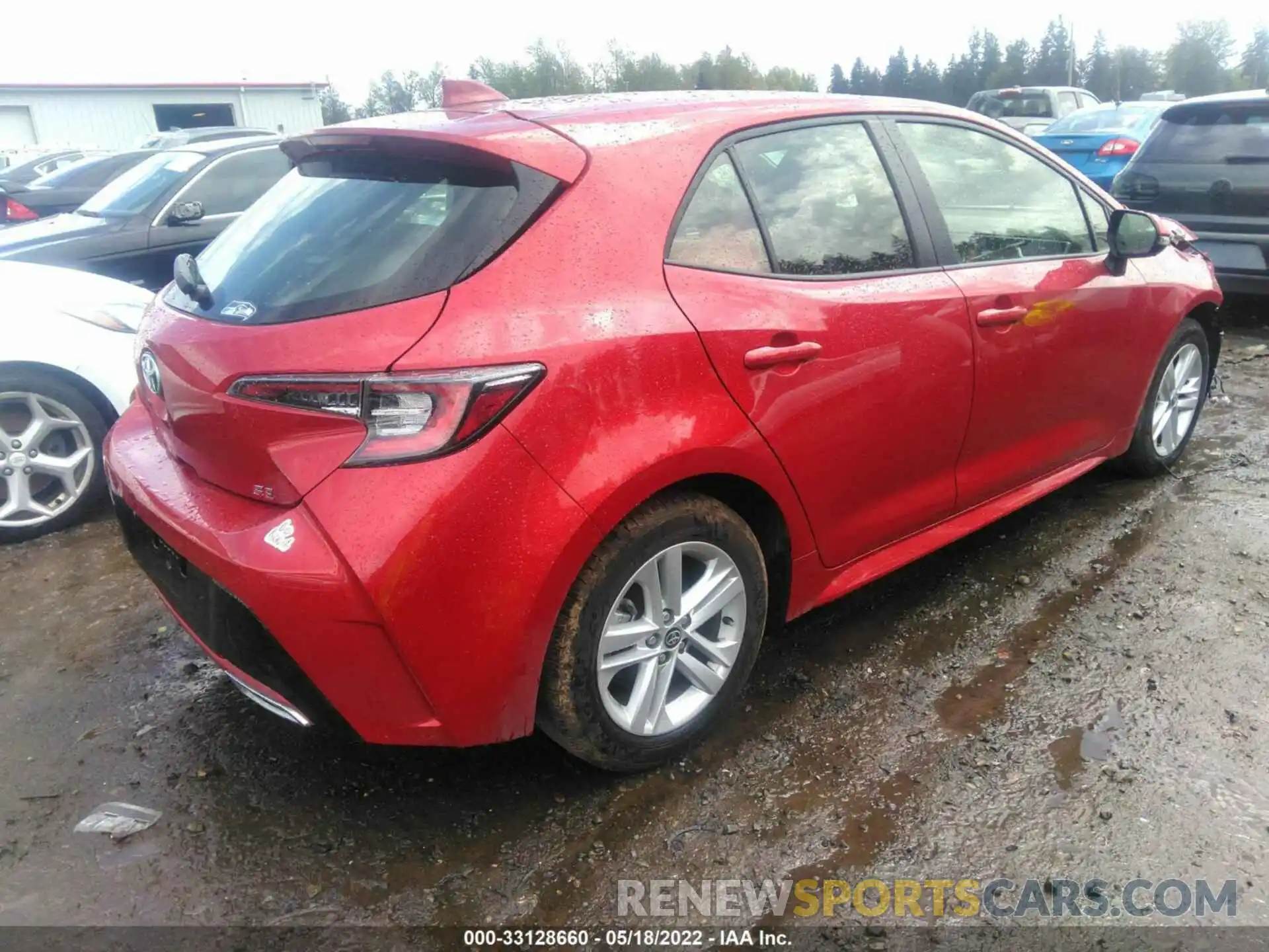 4 Photograph of a damaged car JTND4MBEXM3145388 TOYOTA COROLLA HATCHBACK 2021