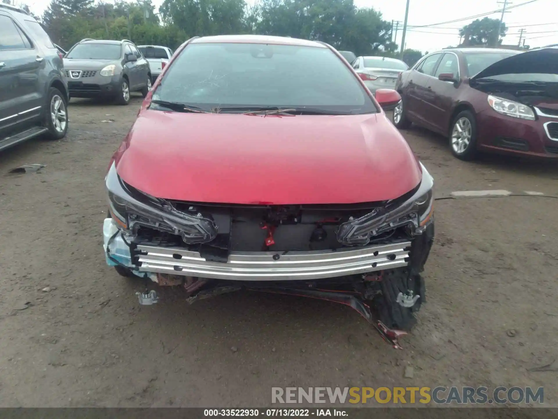 6 Photograph of a damaged car JTNA4MBE0N3167842 TOYOTA COROLLA HATCHBACK 2022