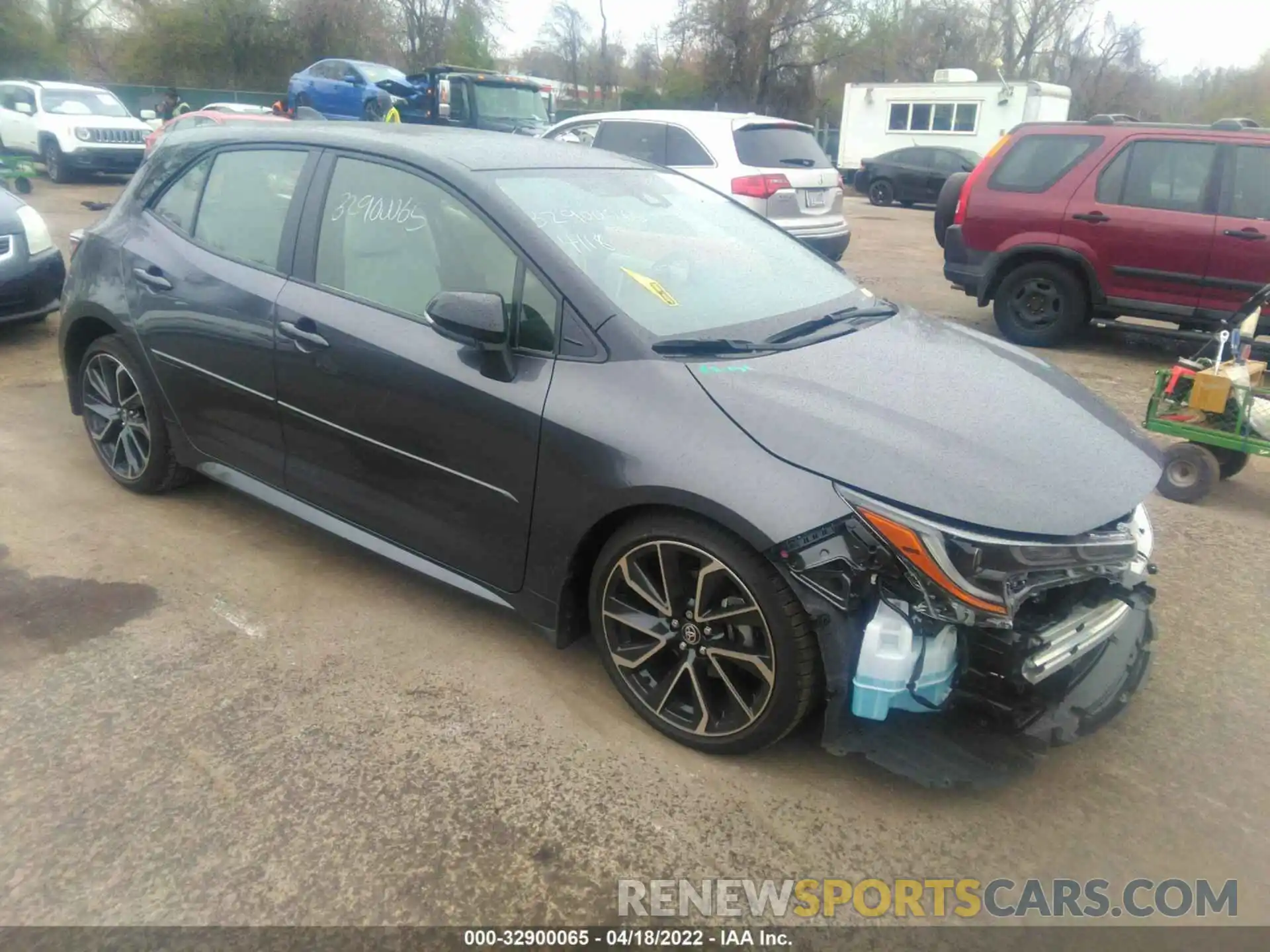 1 Photograph of a damaged car JTNA4MBE9N3151252 TOYOTA COROLLA HATCHBACK 2022