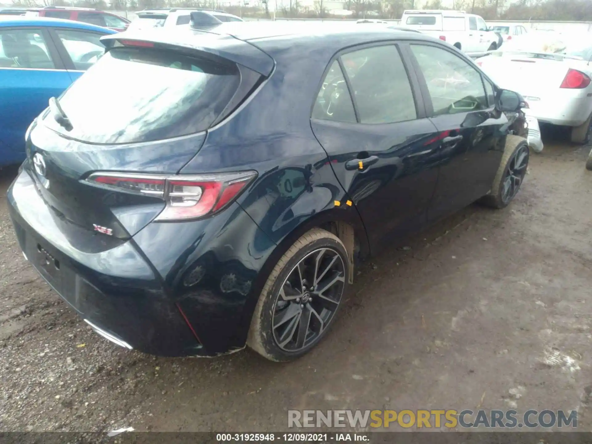 4 Photograph of a damaged car JTNA4MBEXN3147677 TOYOTA COROLLA HATCHBACK 2022