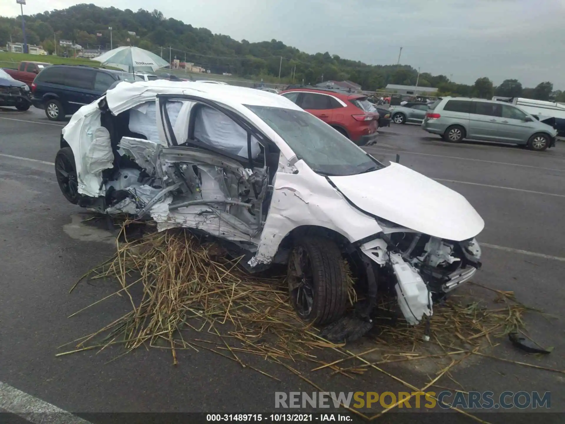 1 Photograph of a damaged car JTND4MBE0N3147748 TOYOTA COROLLA HATCHBACK 2022