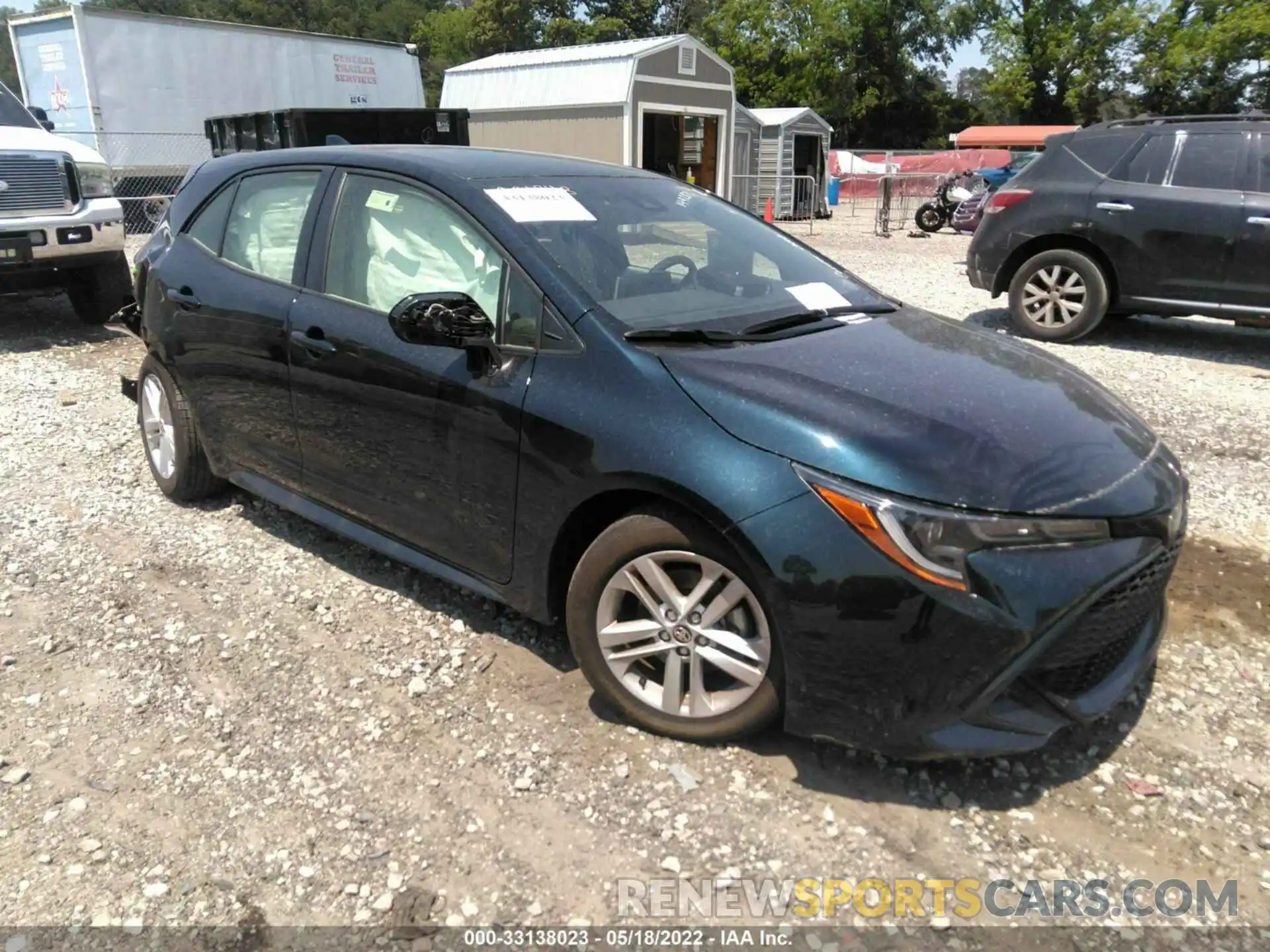 1 Photograph of a damaged car JTND4MBE0N3149287 TOYOTA COROLLA HATCHBACK 2022