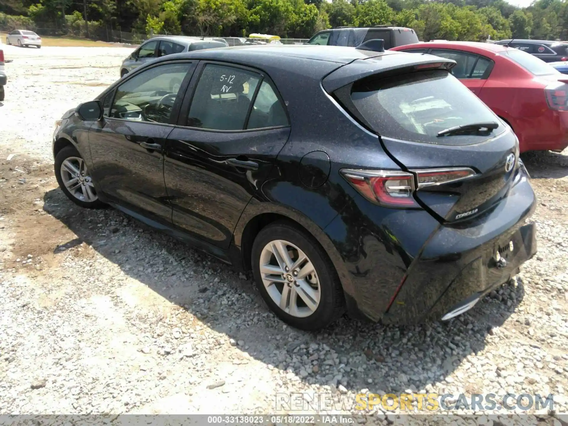 3 Photograph of a damaged car JTND4MBE0N3149287 TOYOTA COROLLA HATCHBACK 2022