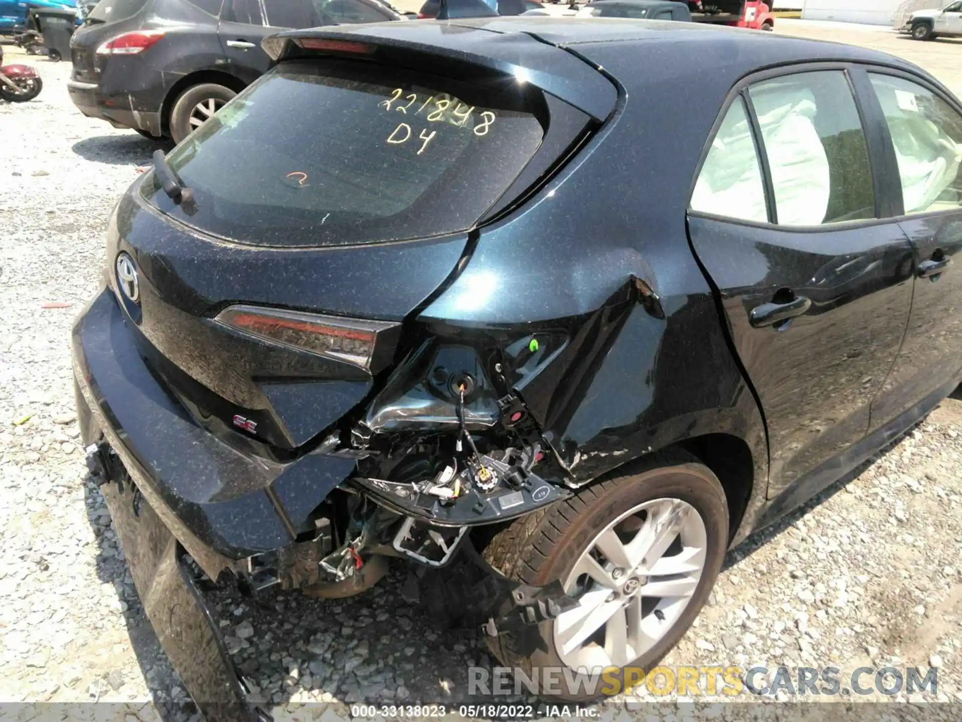 6 Photograph of a damaged car JTND4MBE0N3149287 TOYOTA COROLLA HATCHBACK 2022