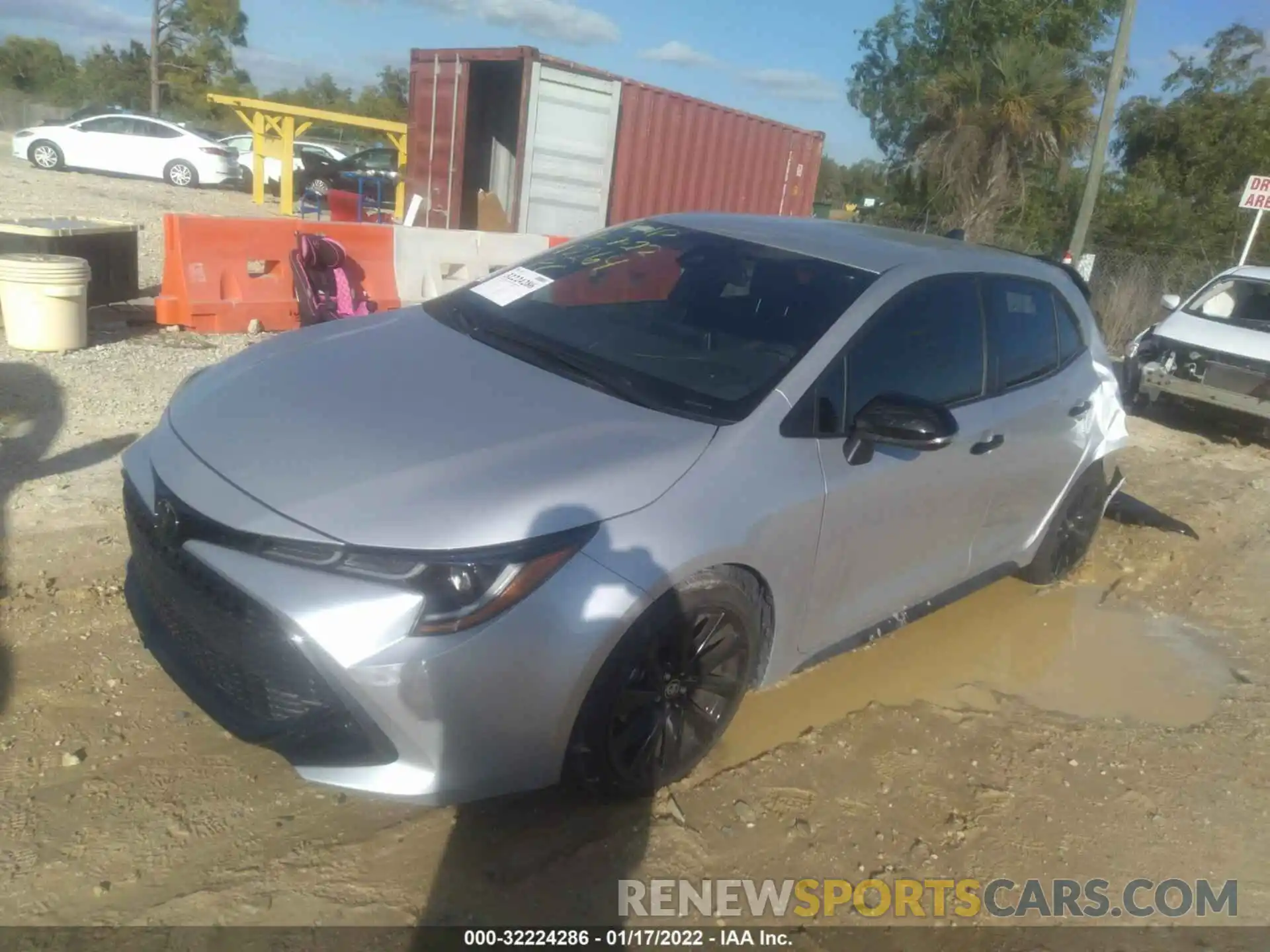 2 Photograph of a damaged car JTND4MBE0N3155011 TOYOTA COROLLA HATCHBACK 2022