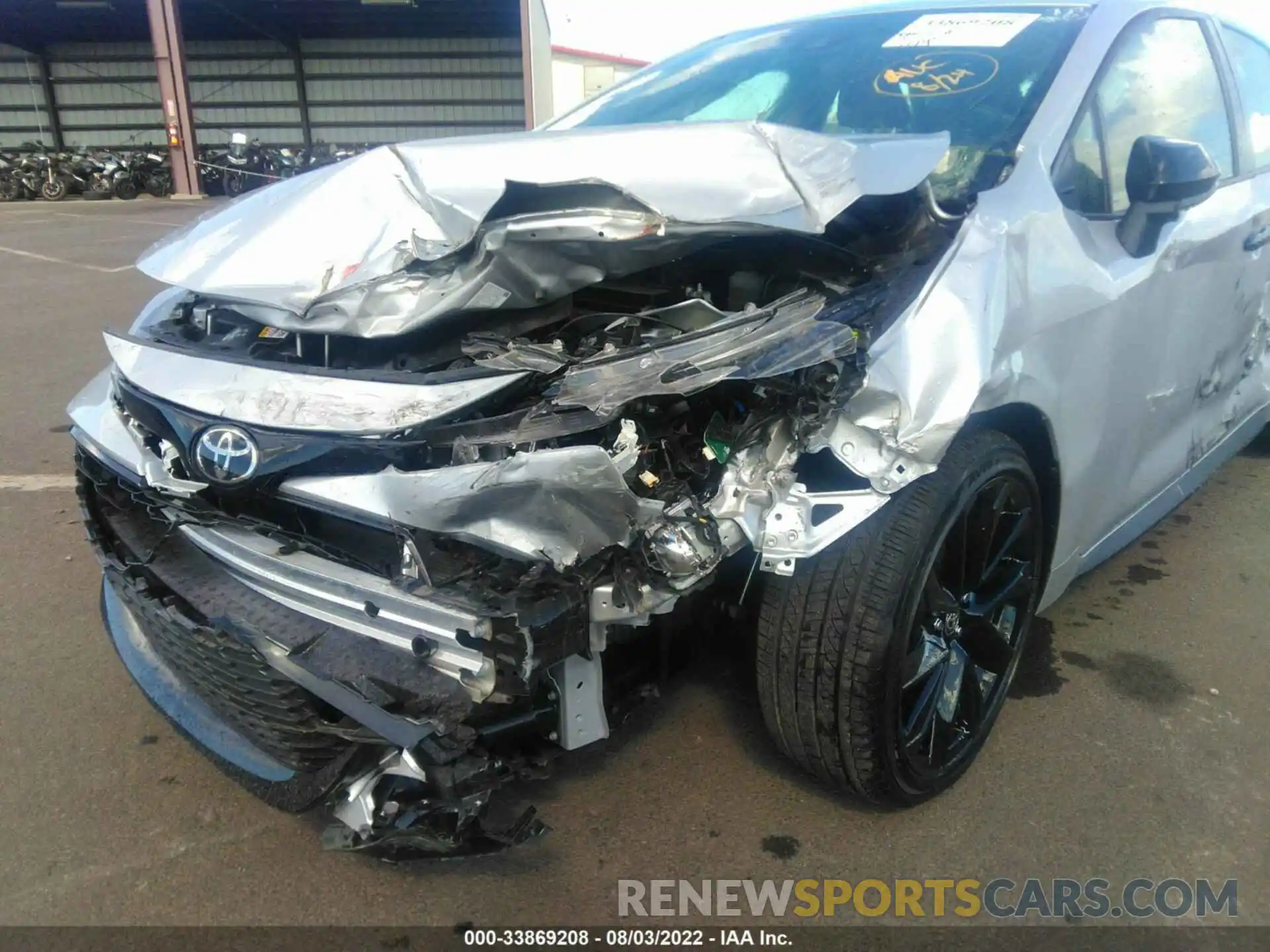 6 Photograph of a damaged car JTND4MBE0N3158944 TOYOTA COROLLA HATCHBACK 2022