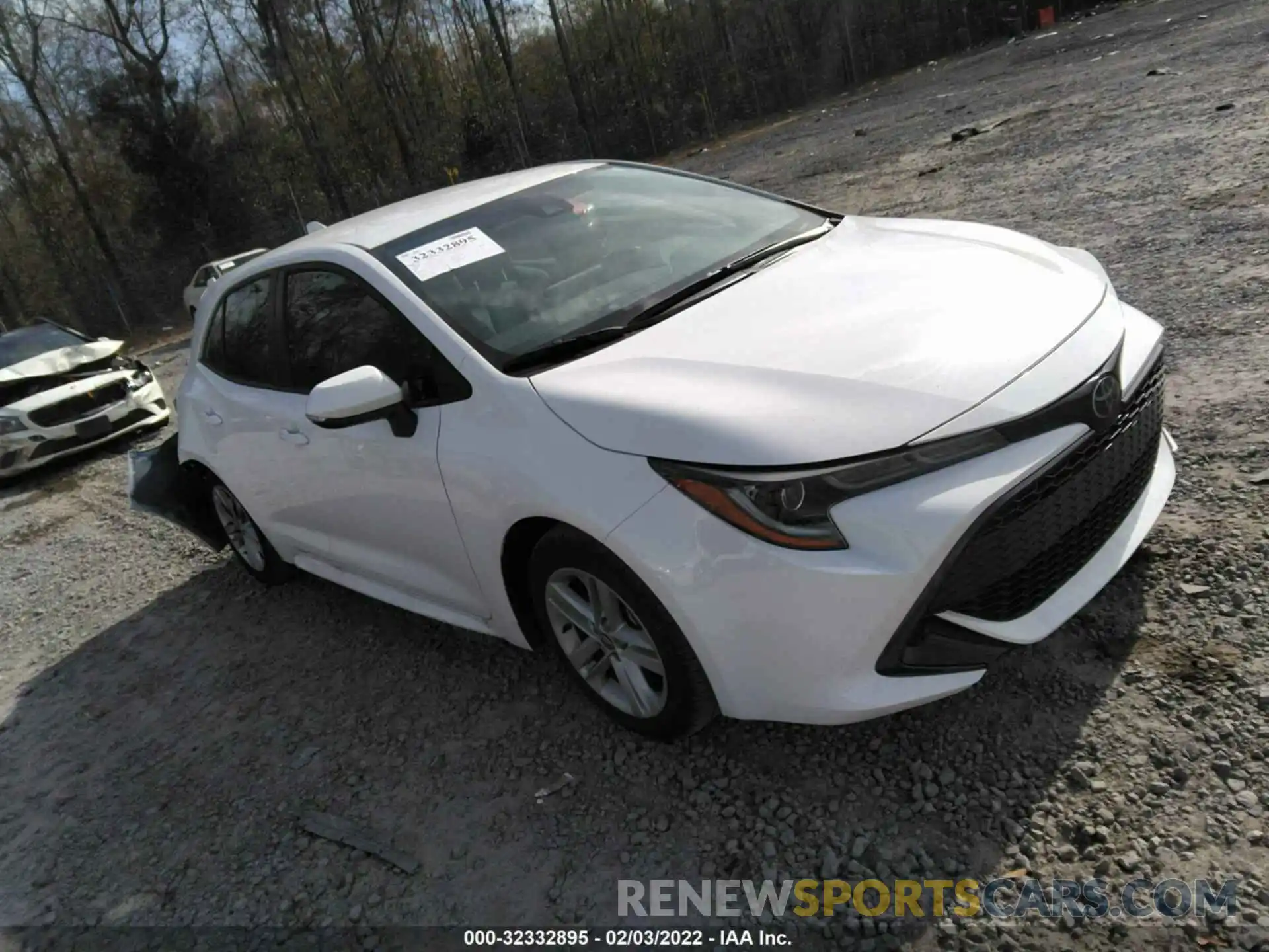 1 Photograph of a damaged car JTND4MBE1N3147922 TOYOTA COROLLA HATCHBACK 2022