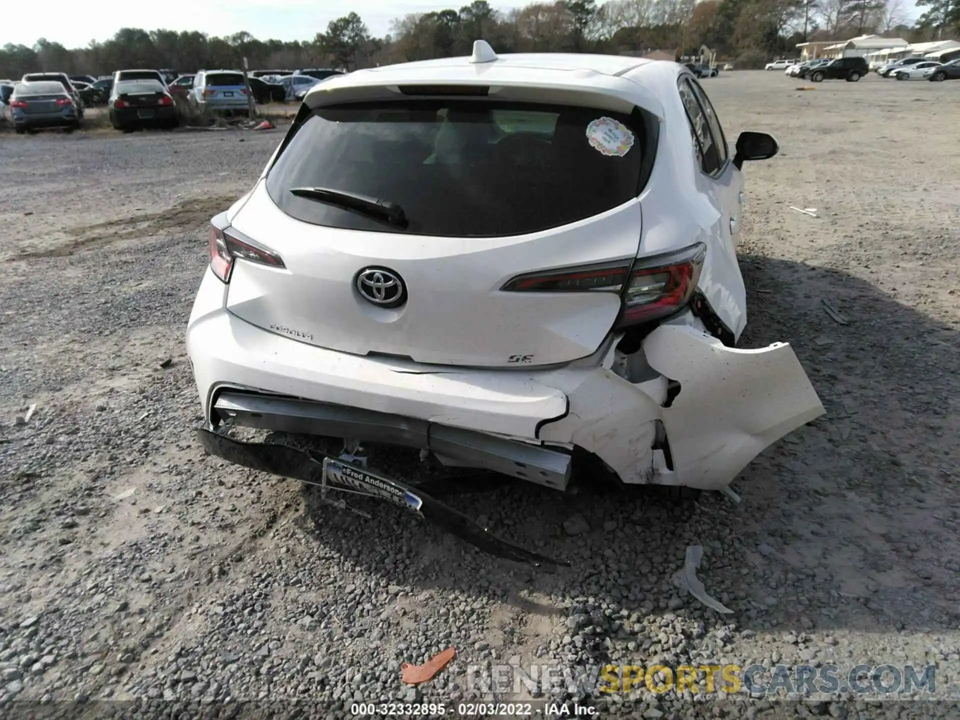 6 Photograph of a damaged car JTND4MBE1N3147922 TOYOTA COROLLA HATCHBACK 2022