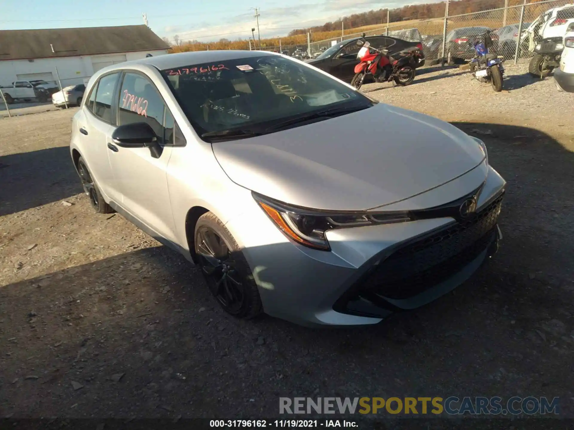 1 Photograph of a damaged car JTND4MBE2N3147427 TOYOTA COROLLA HATCHBACK 2022