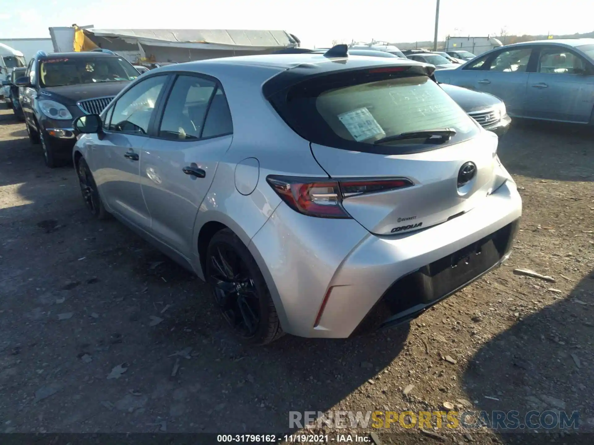 3 Photograph of a damaged car JTND4MBE2N3147427 TOYOTA COROLLA HATCHBACK 2022